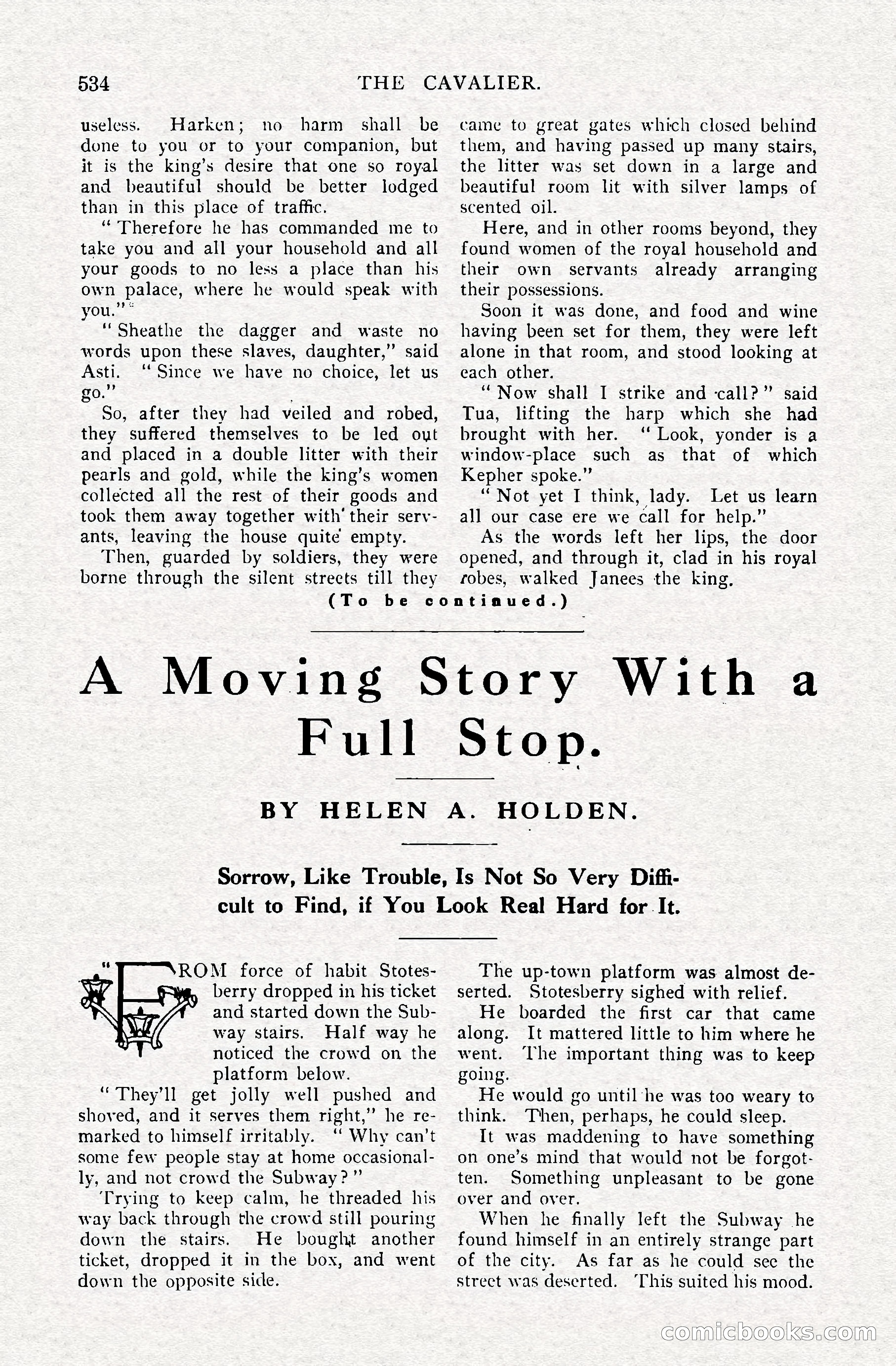 The Cavalier, April 1910 — page 160 of 225