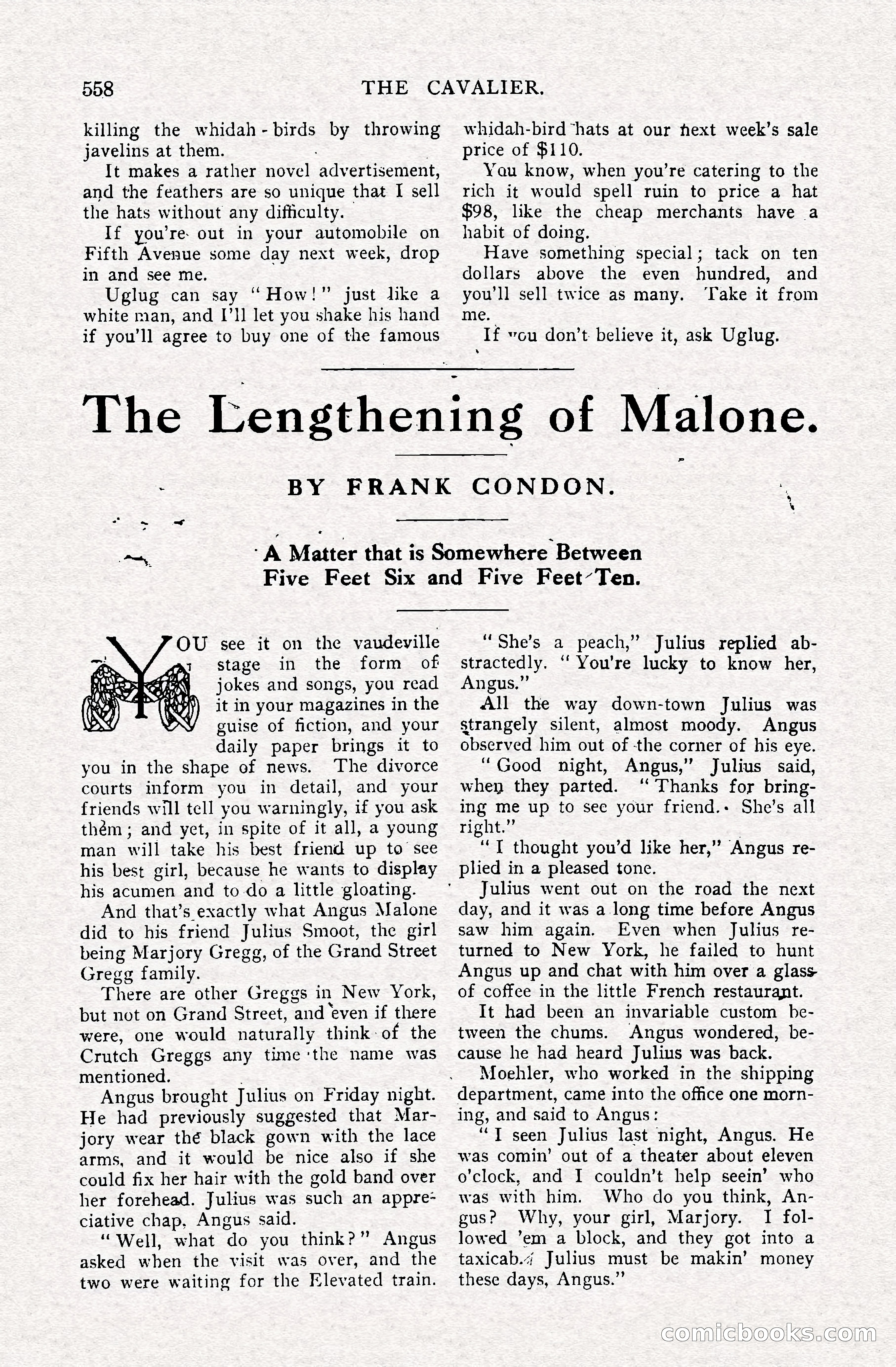 The Cavalier, April 1910 — page 184 of 225
