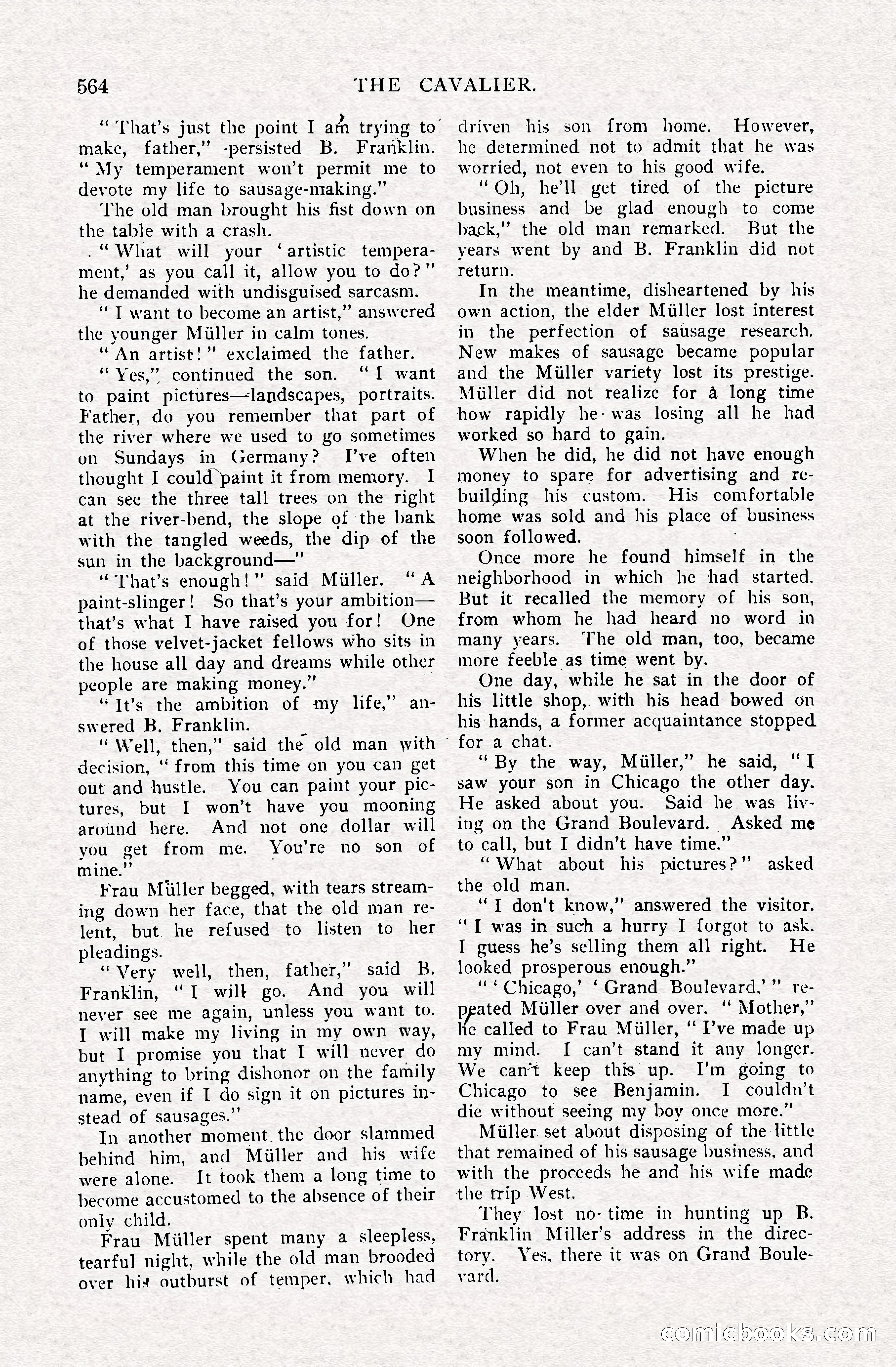 The Cavalier, April 1910 — page 190 of 225