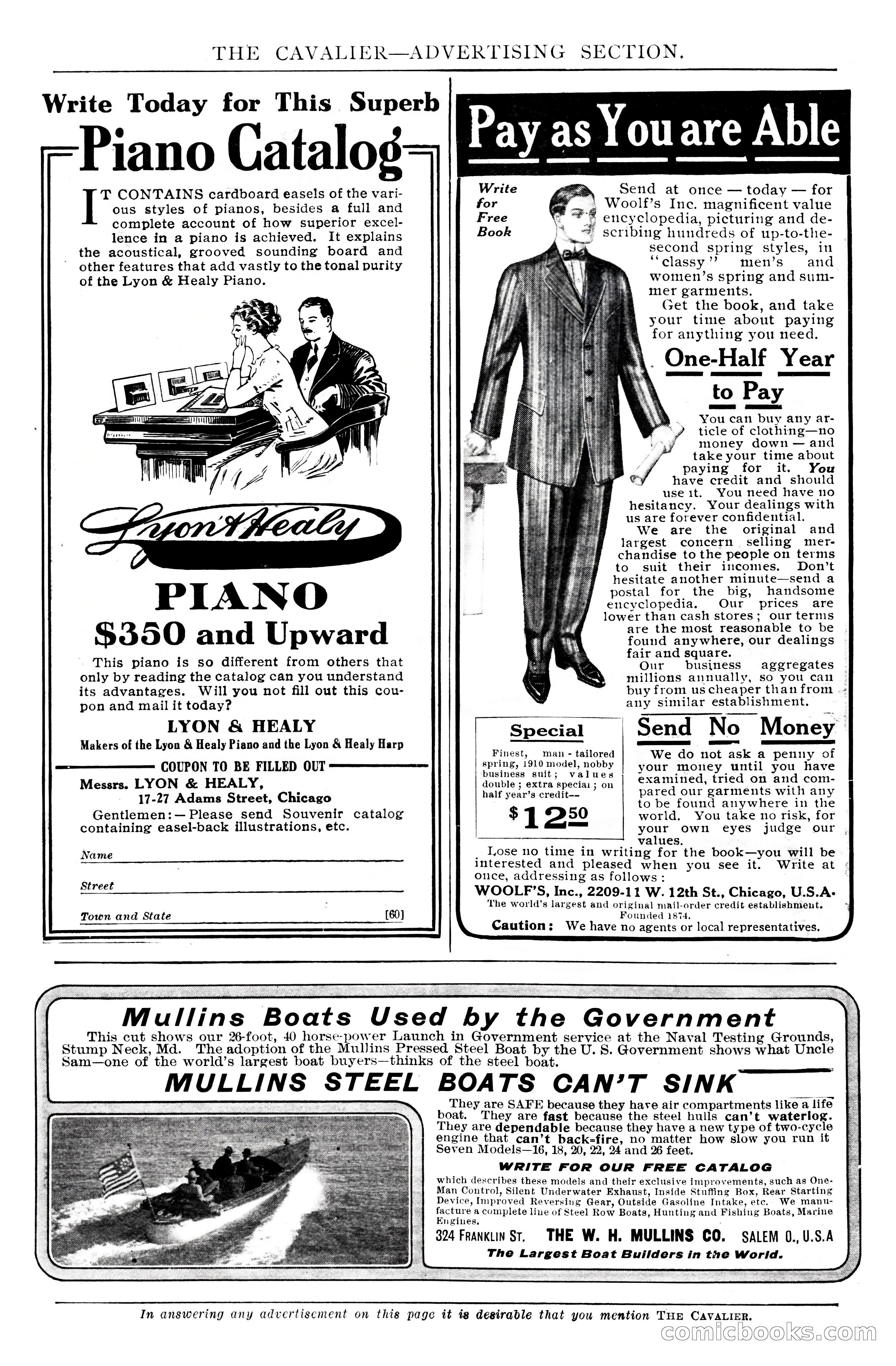 The Cavalier, April 1910 — page 218 of 225