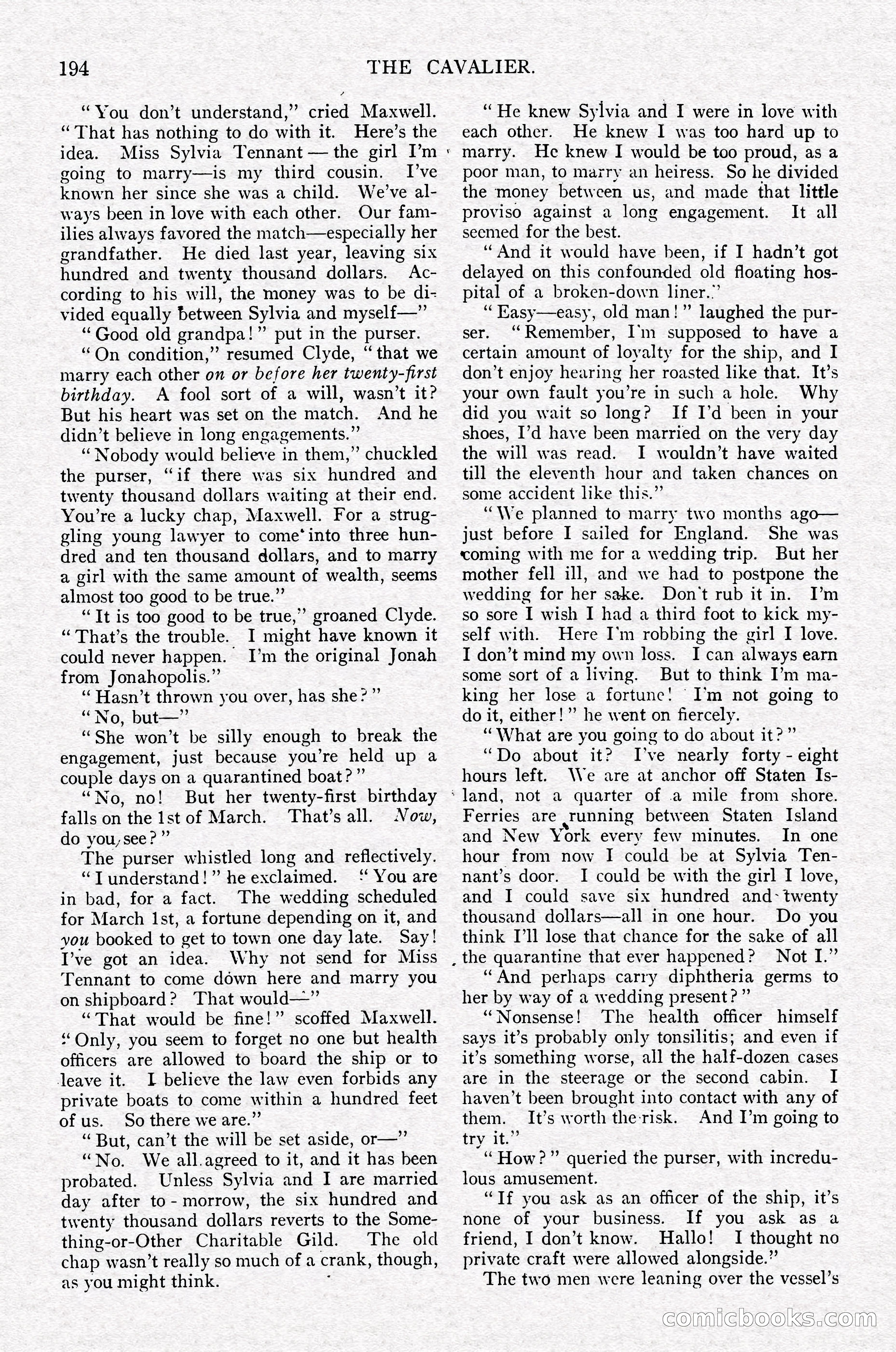 The Cavalier, July 1910 — page 8 of 205