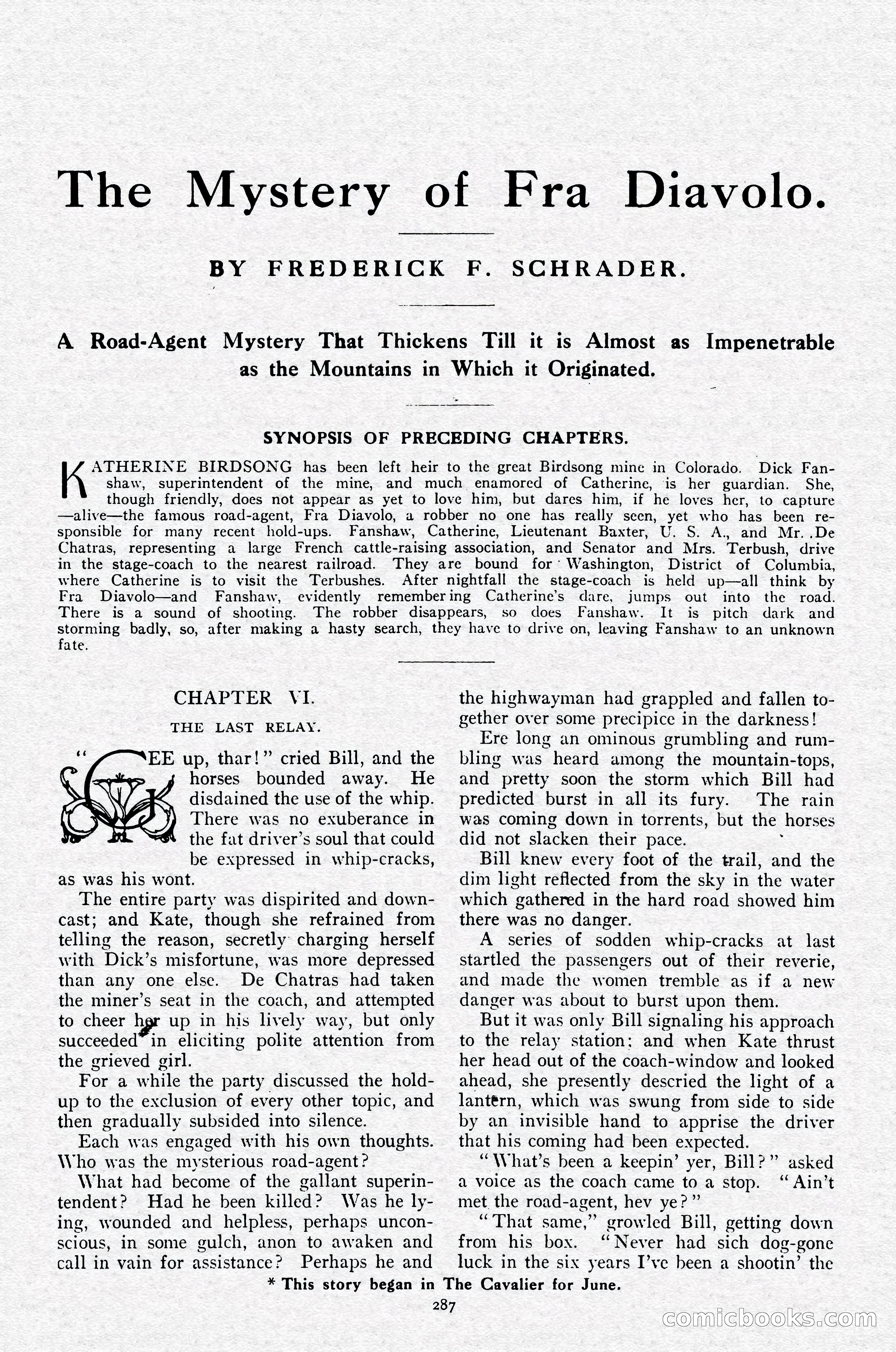 The Cavalier, July 1910 — page 101 of 205