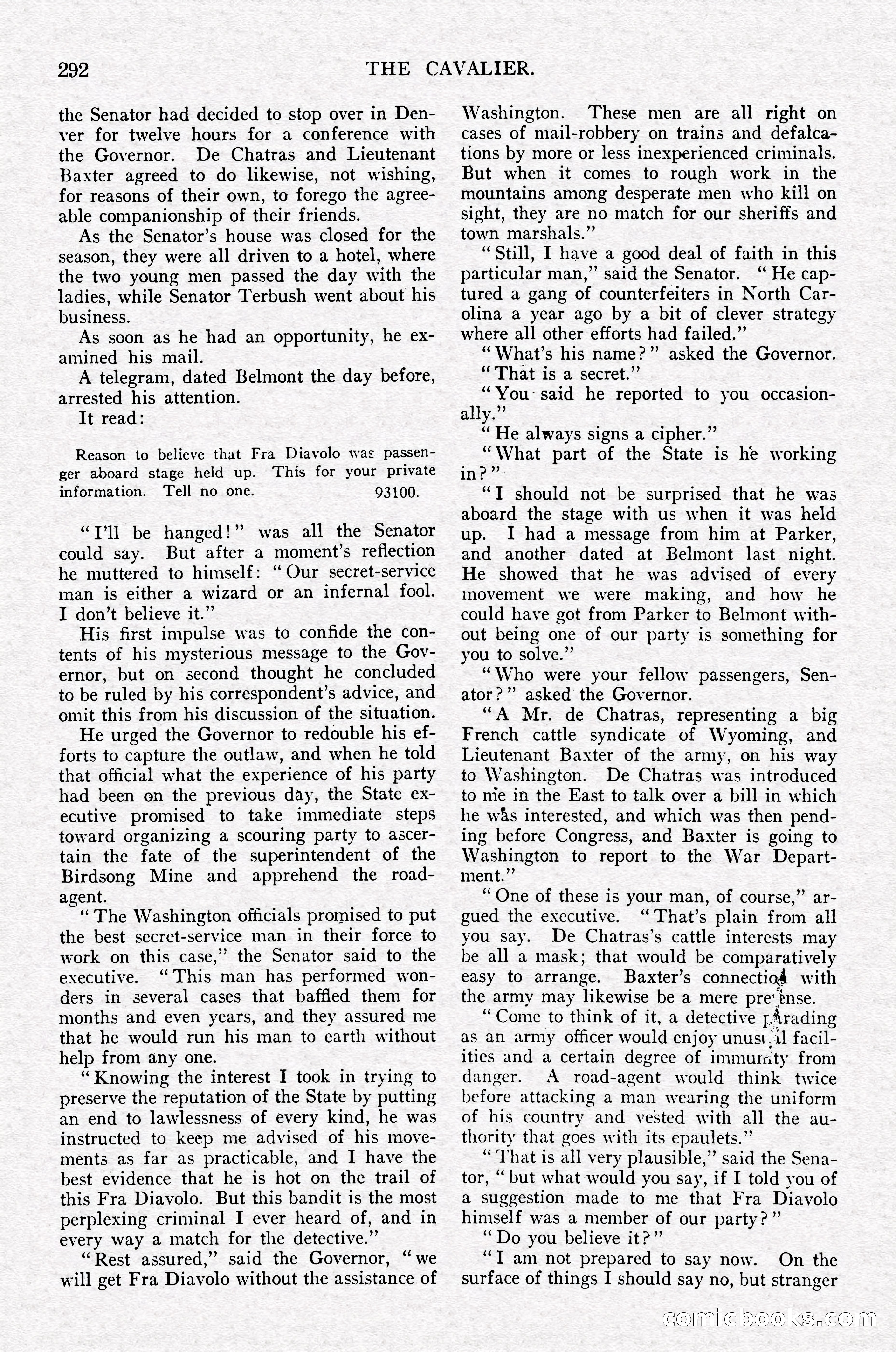 The Cavalier, July 1910 — page 106 of 205