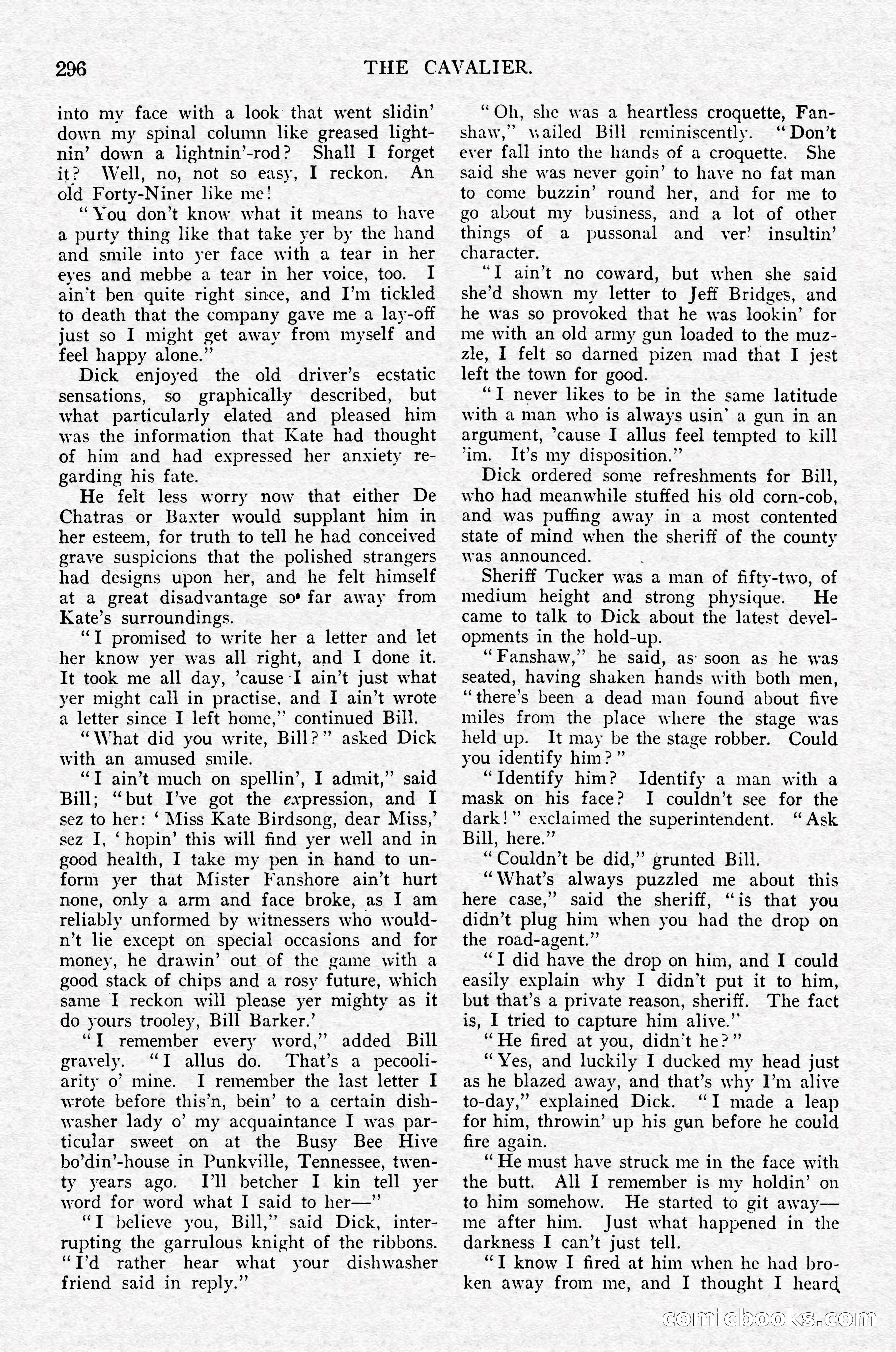 The Cavalier, July 1910 — page 110 of 205