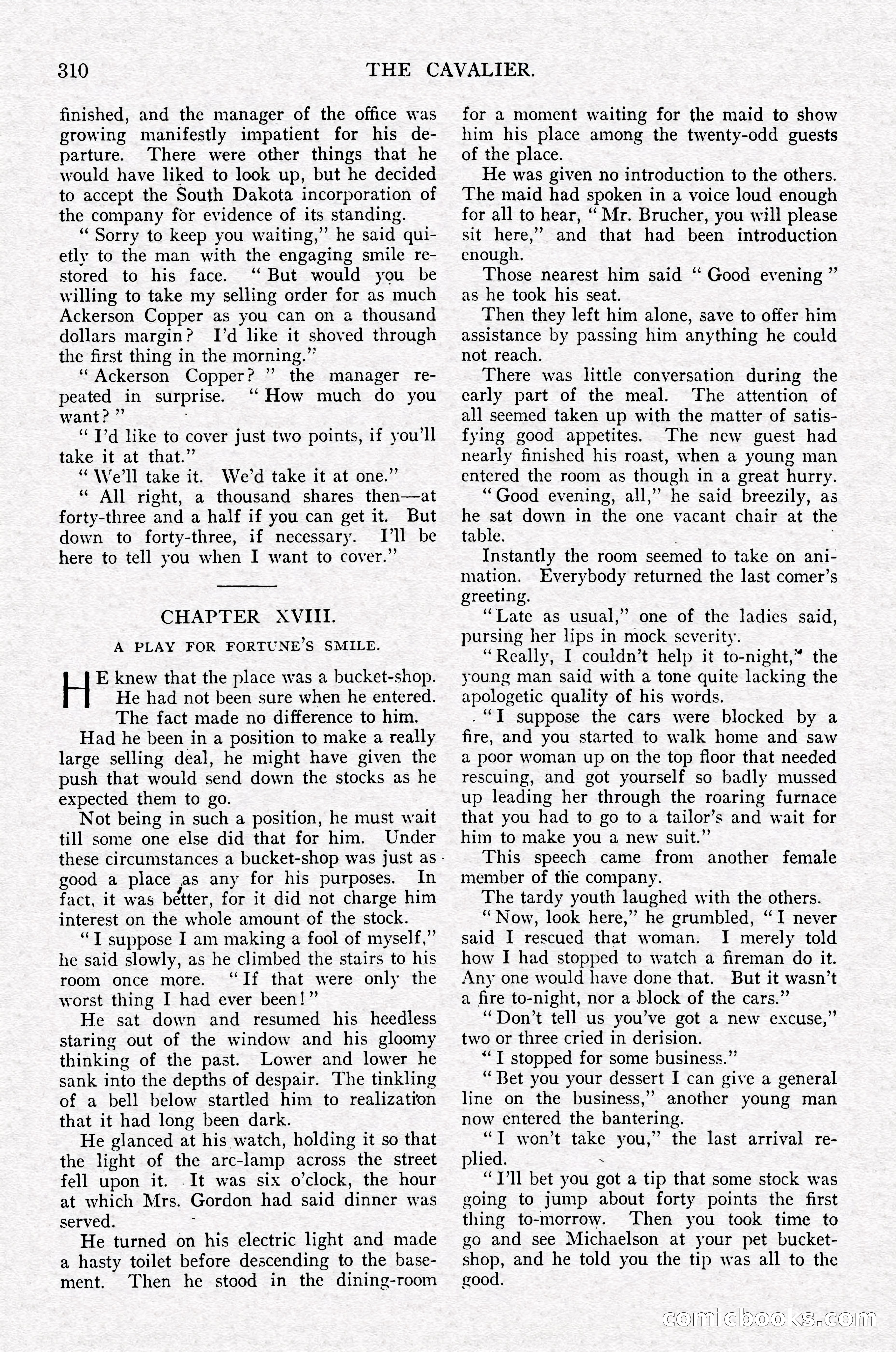 The Cavalier, July 1910 — page 124 of 205