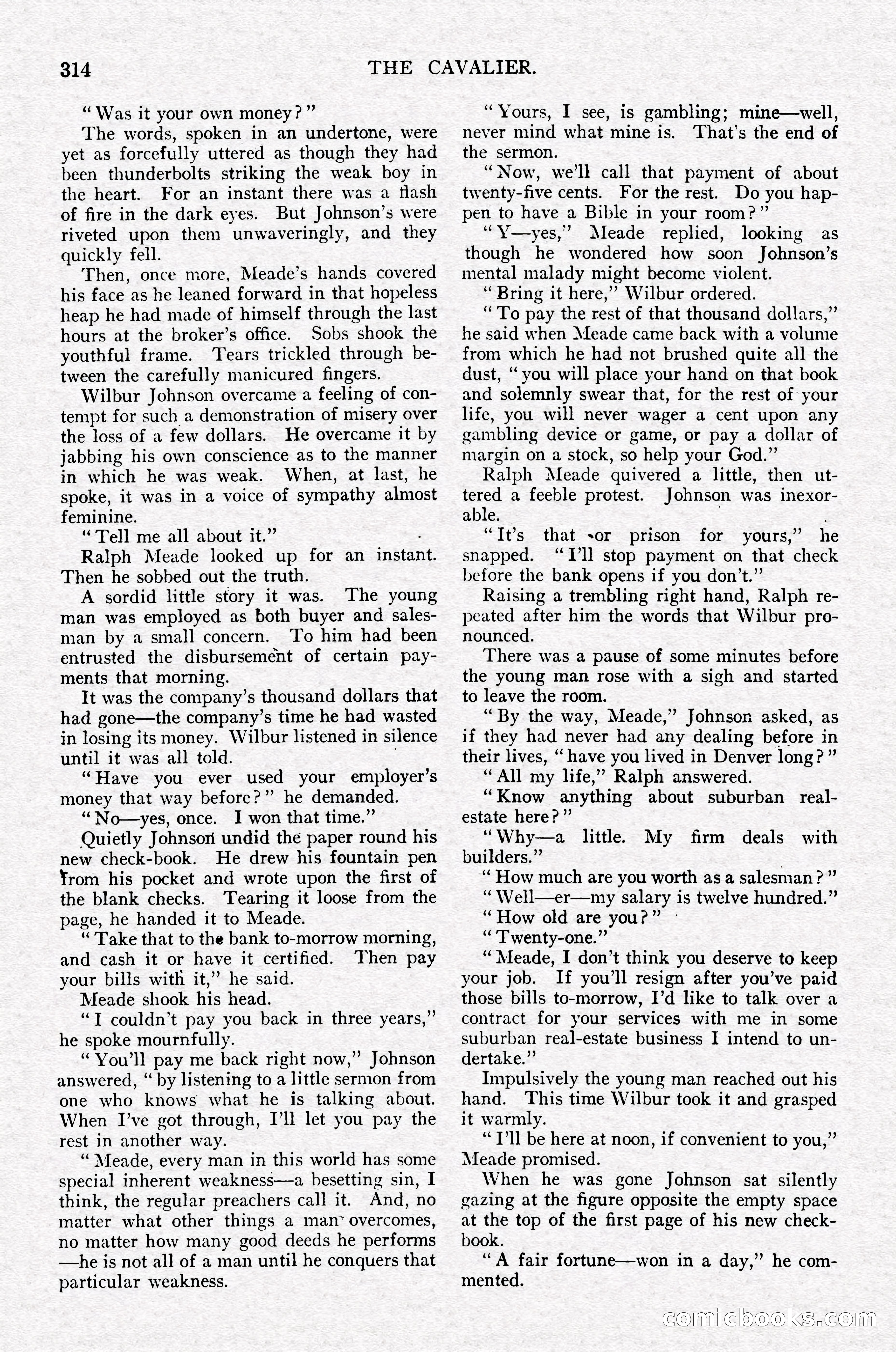 The Cavalier, July 1910 — page 128 of 205