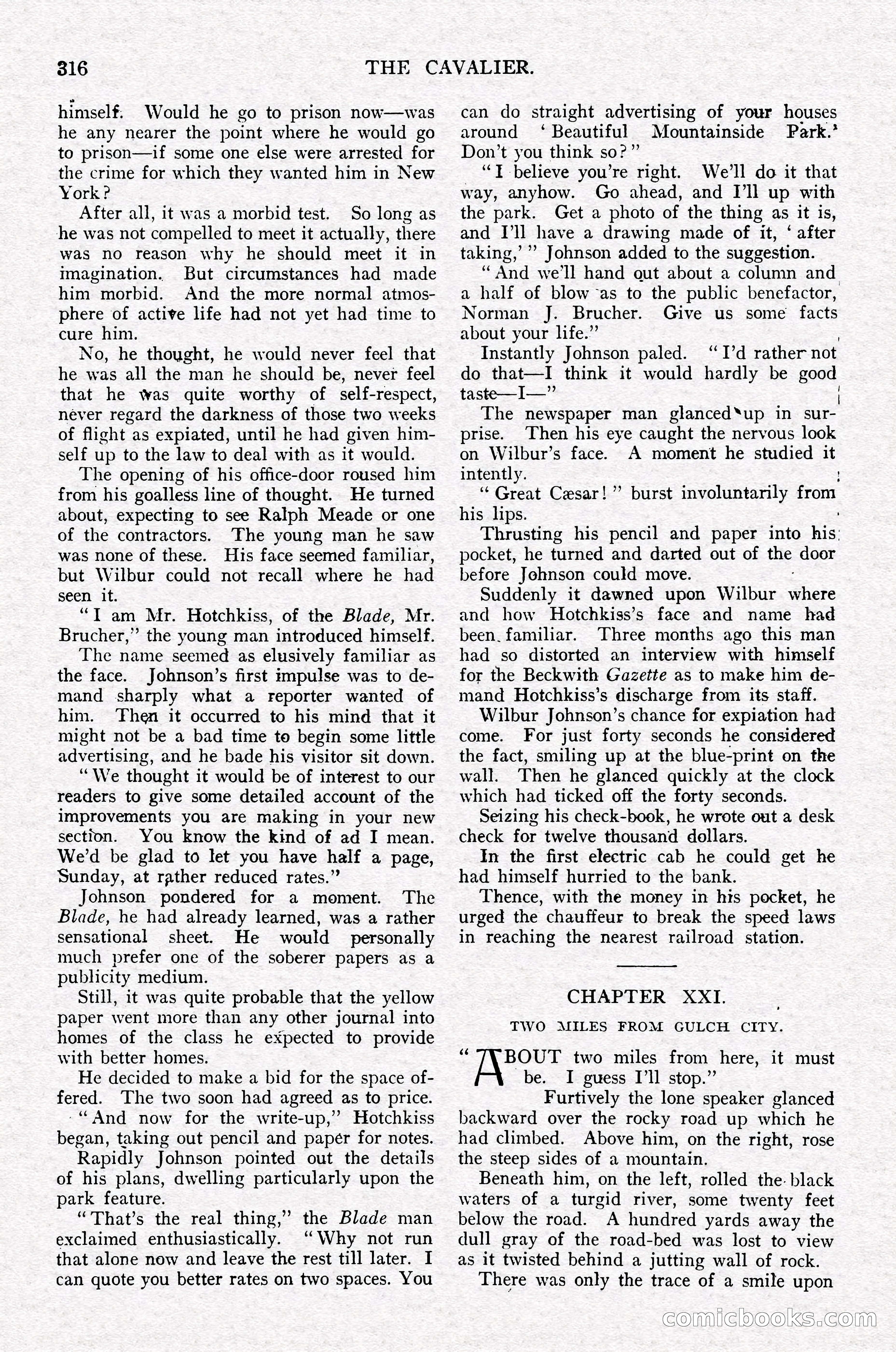 The Cavalier, July 1910 — page 130 of 205