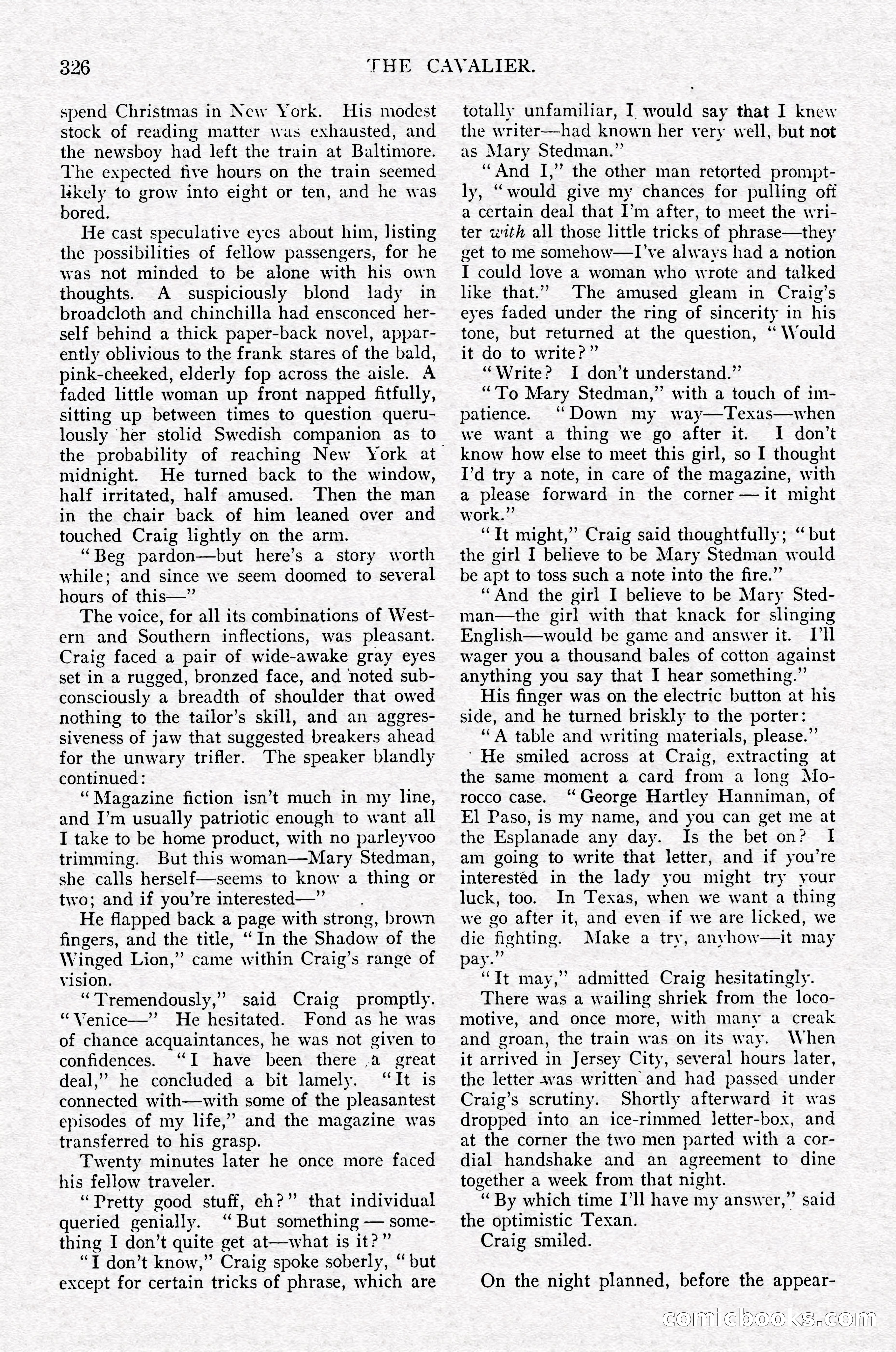 The Cavalier, July 1910 — page 140 of 205