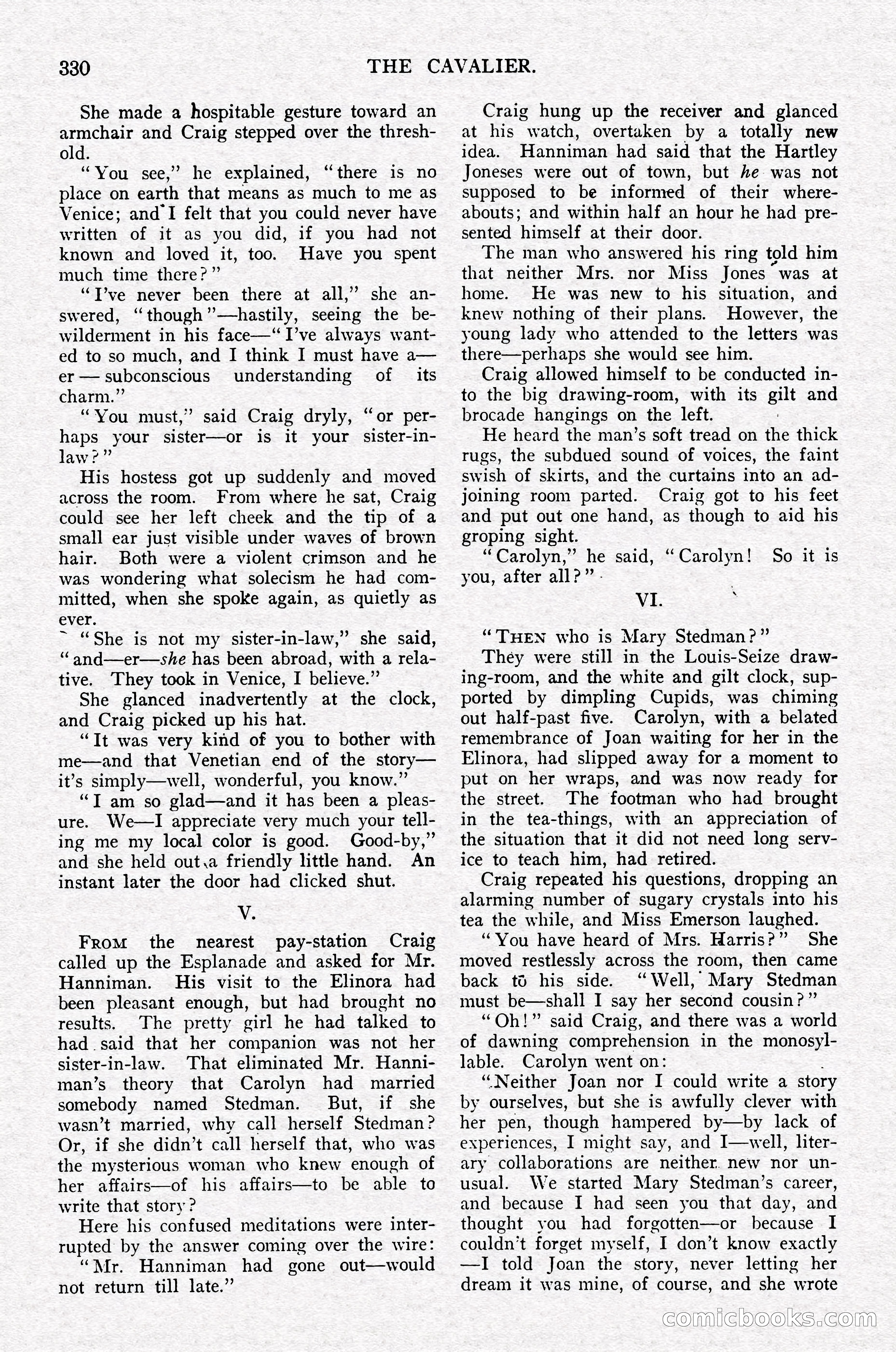 The Cavalier, July 1910 — page 144 of 205