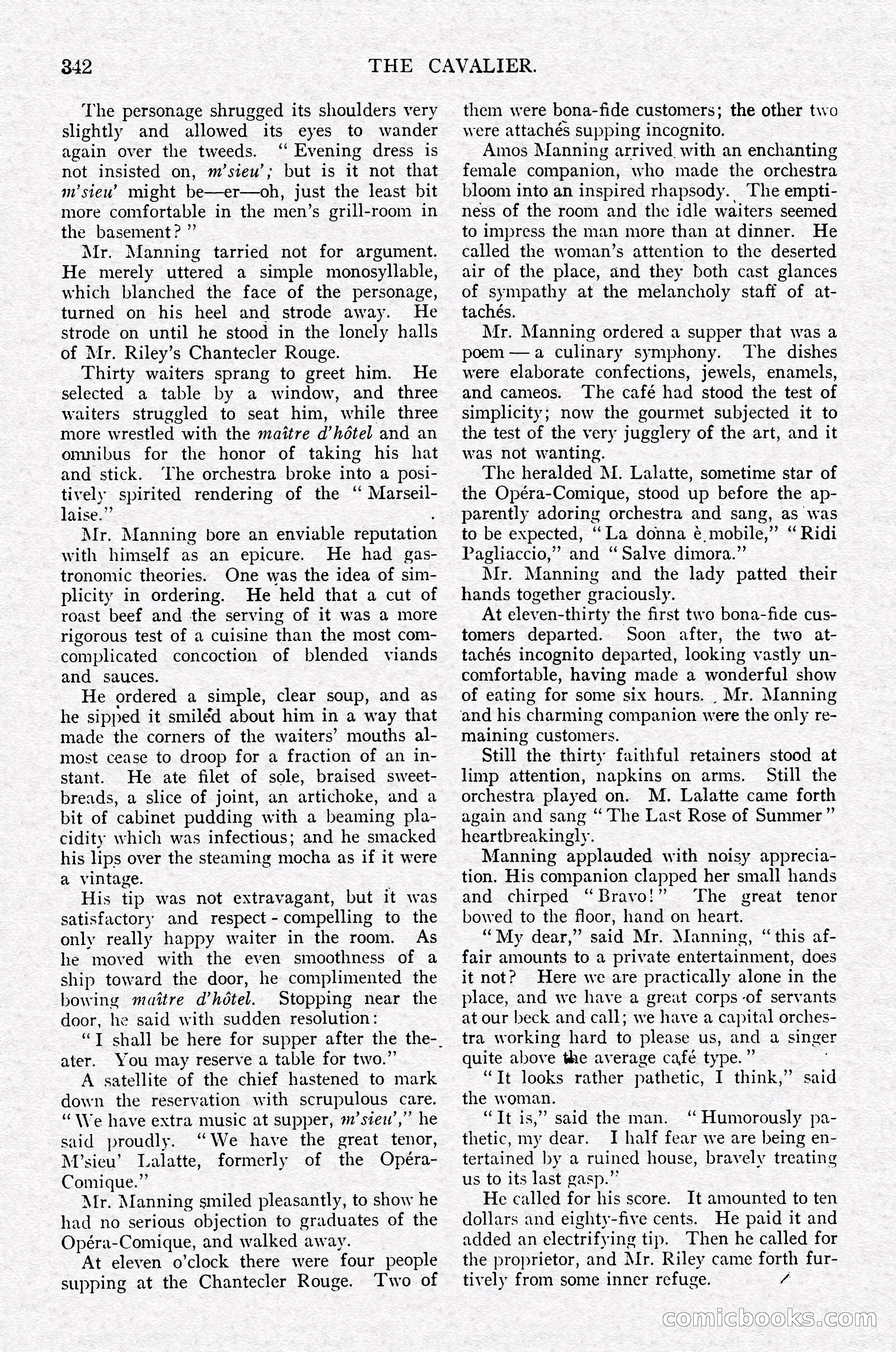 The Cavalier, July 1910 — page 156 of 205