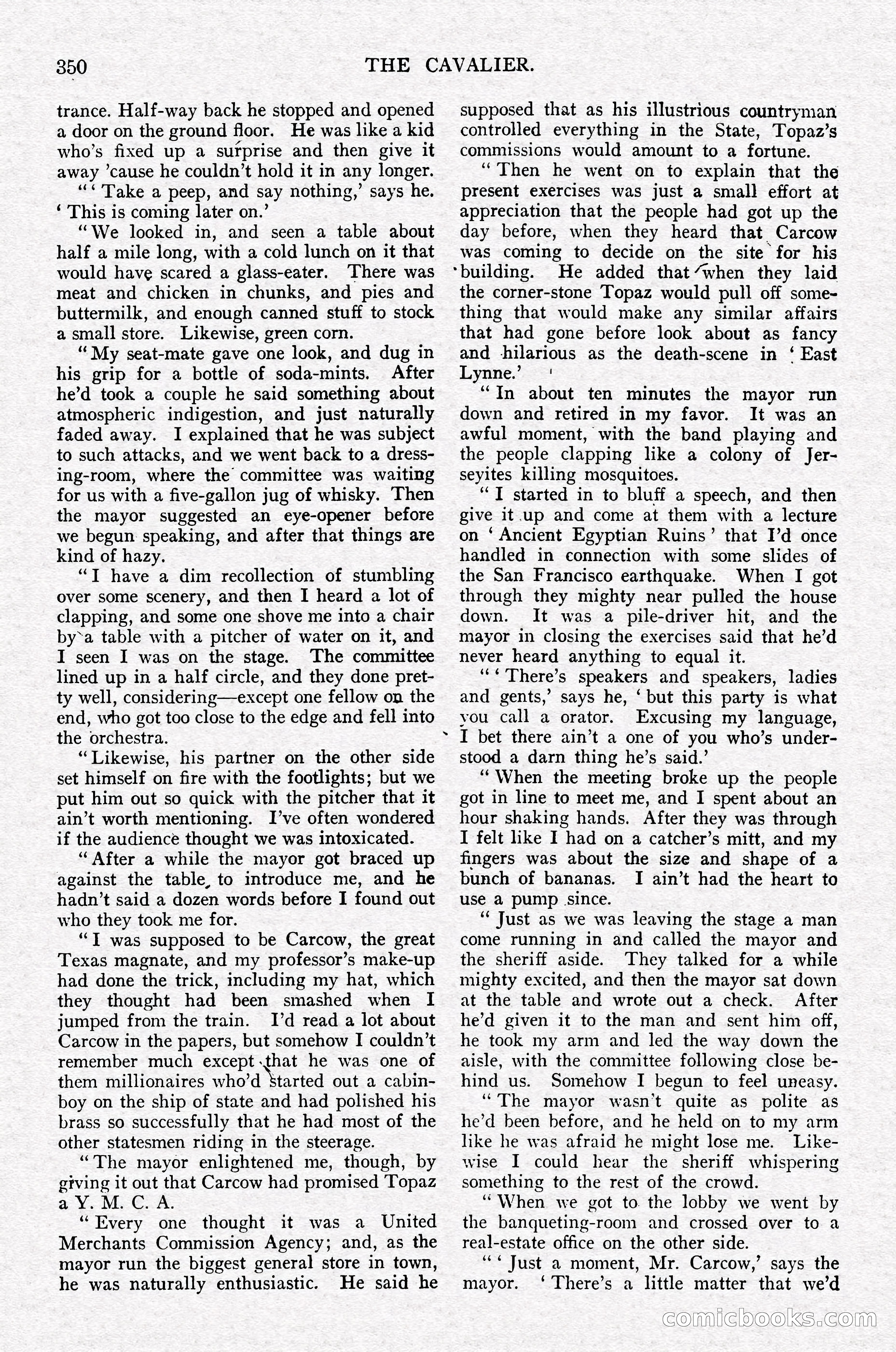 The Cavalier, July 1910 — page 164 of 205