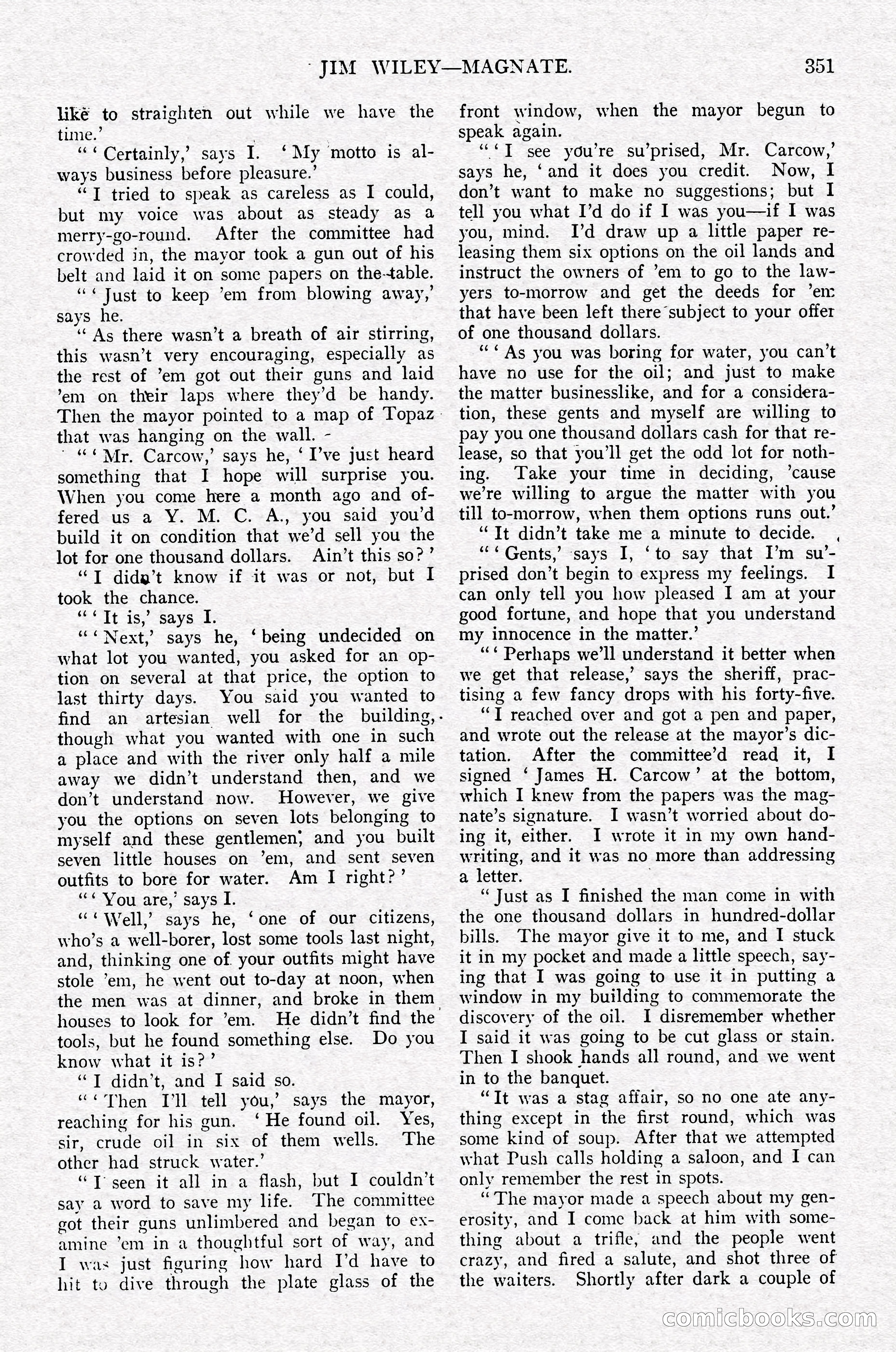 The Cavalier, July 1910 — page 165 of 205