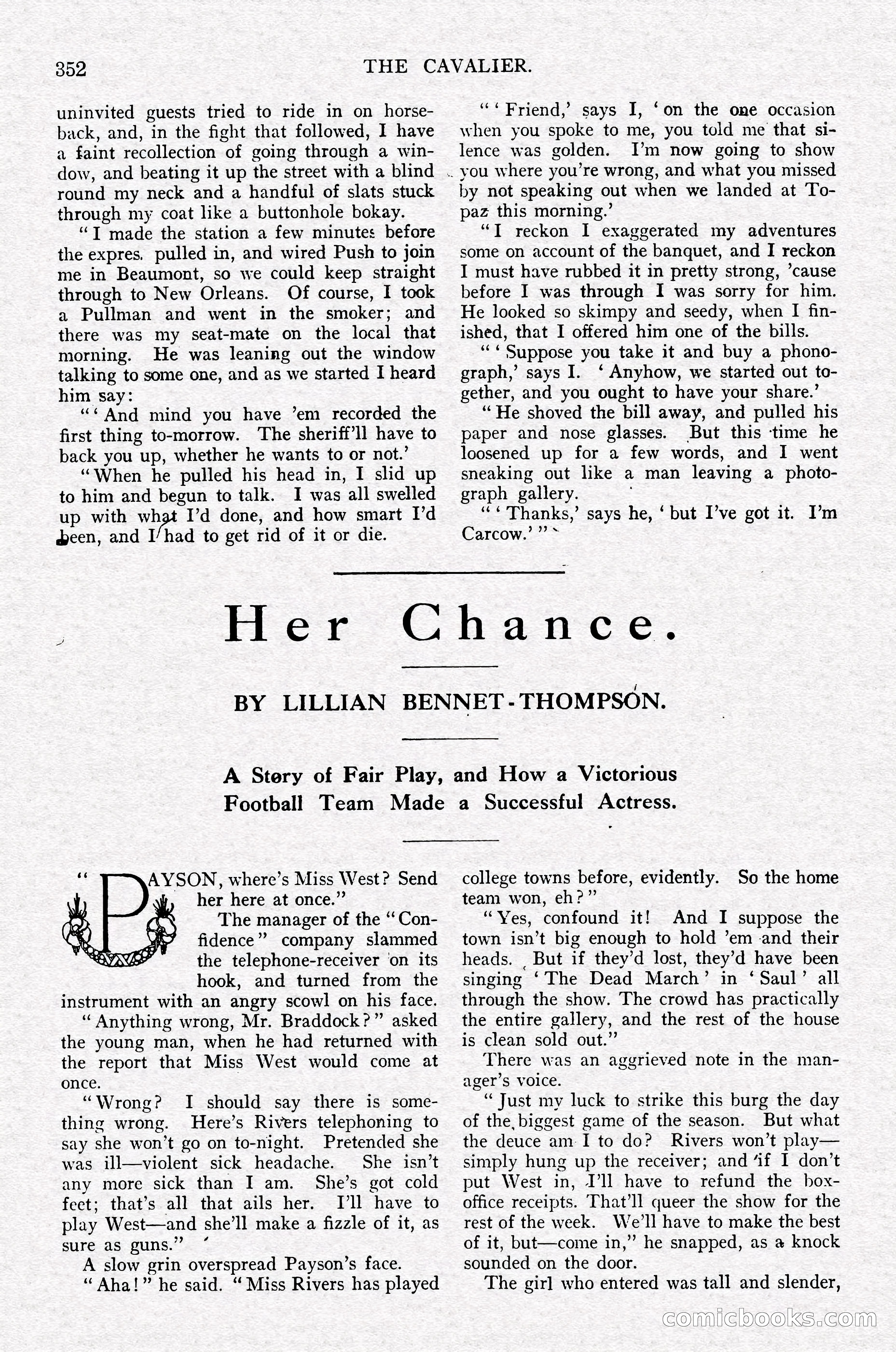 The Cavalier, July 1910 — page 166 of 205