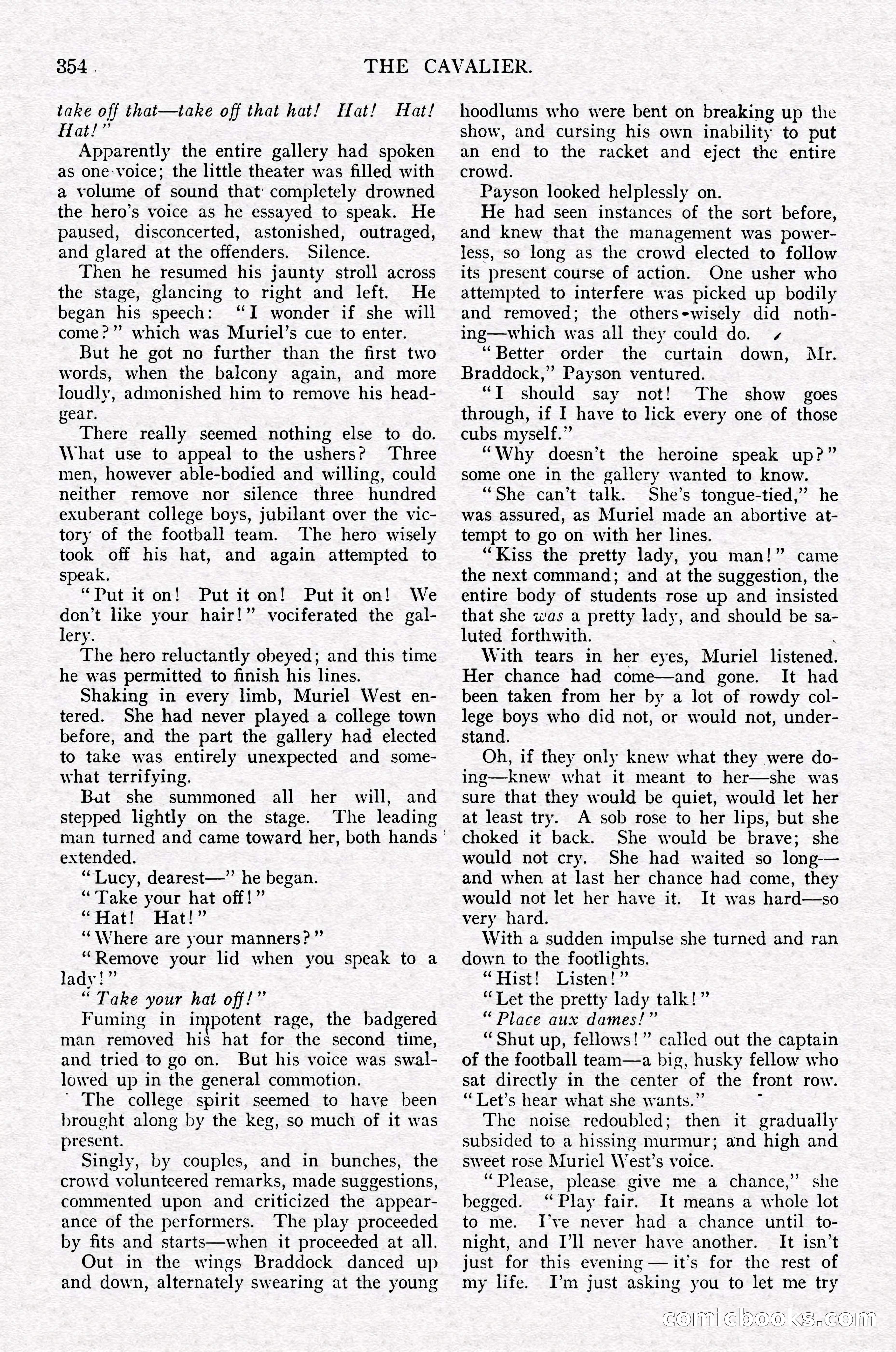The Cavalier, July 1910 — page 168 of 205