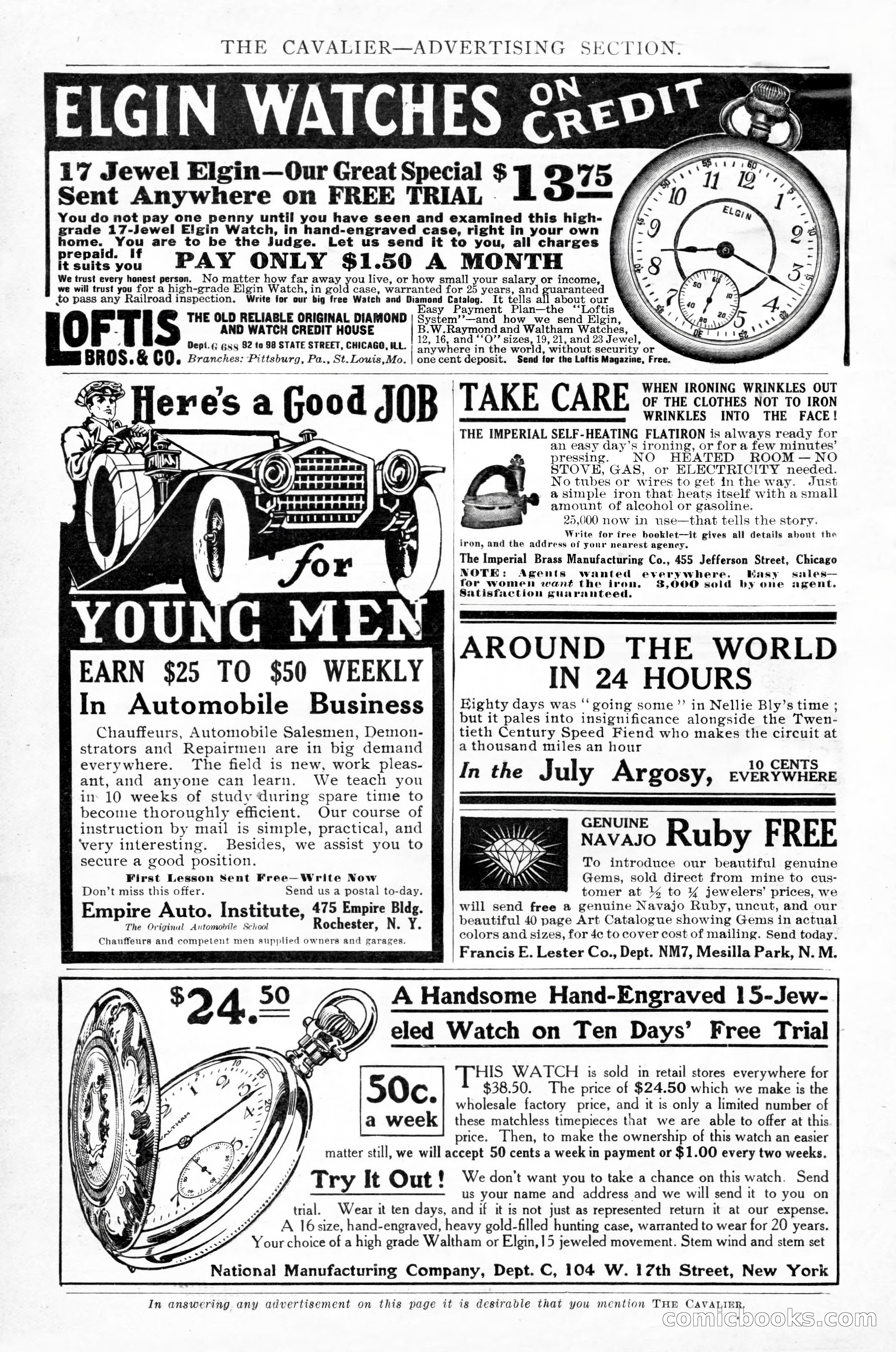 The Cavalier, July 1910 — page 202 of 205