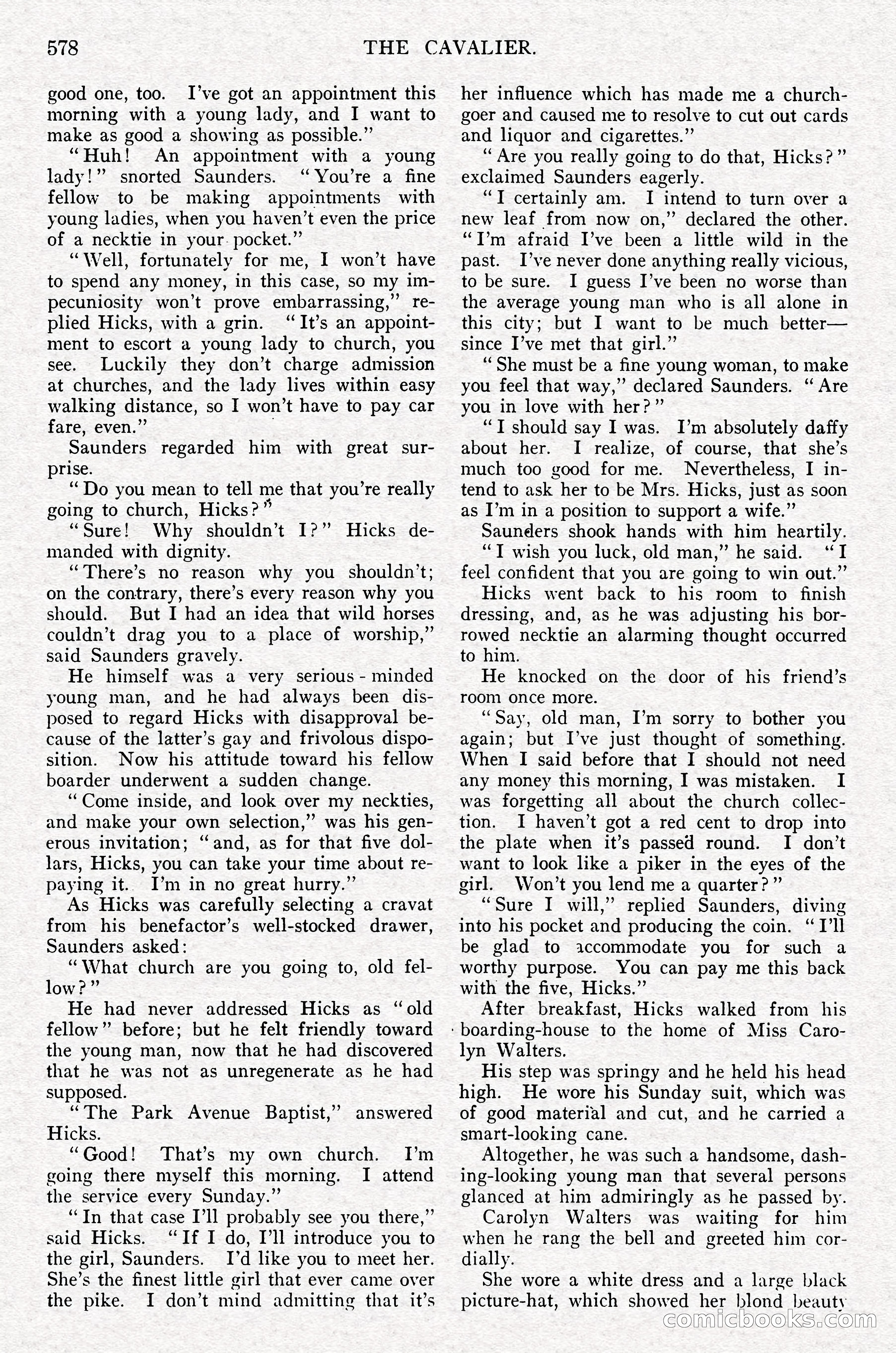 The Cavalier, September 1910 — page 9 of 210