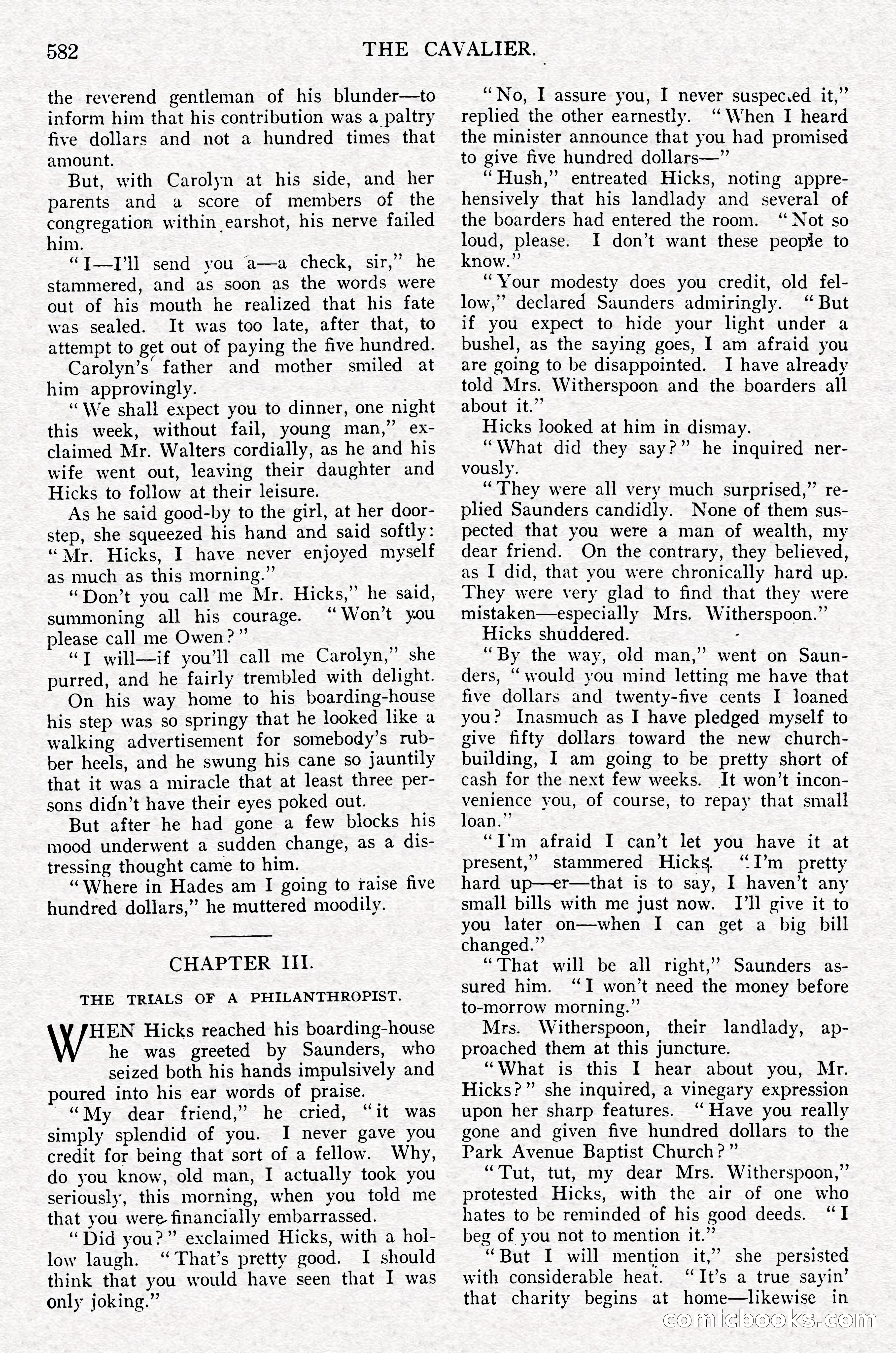 The Cavalier, September 1910 — page 13 of 210