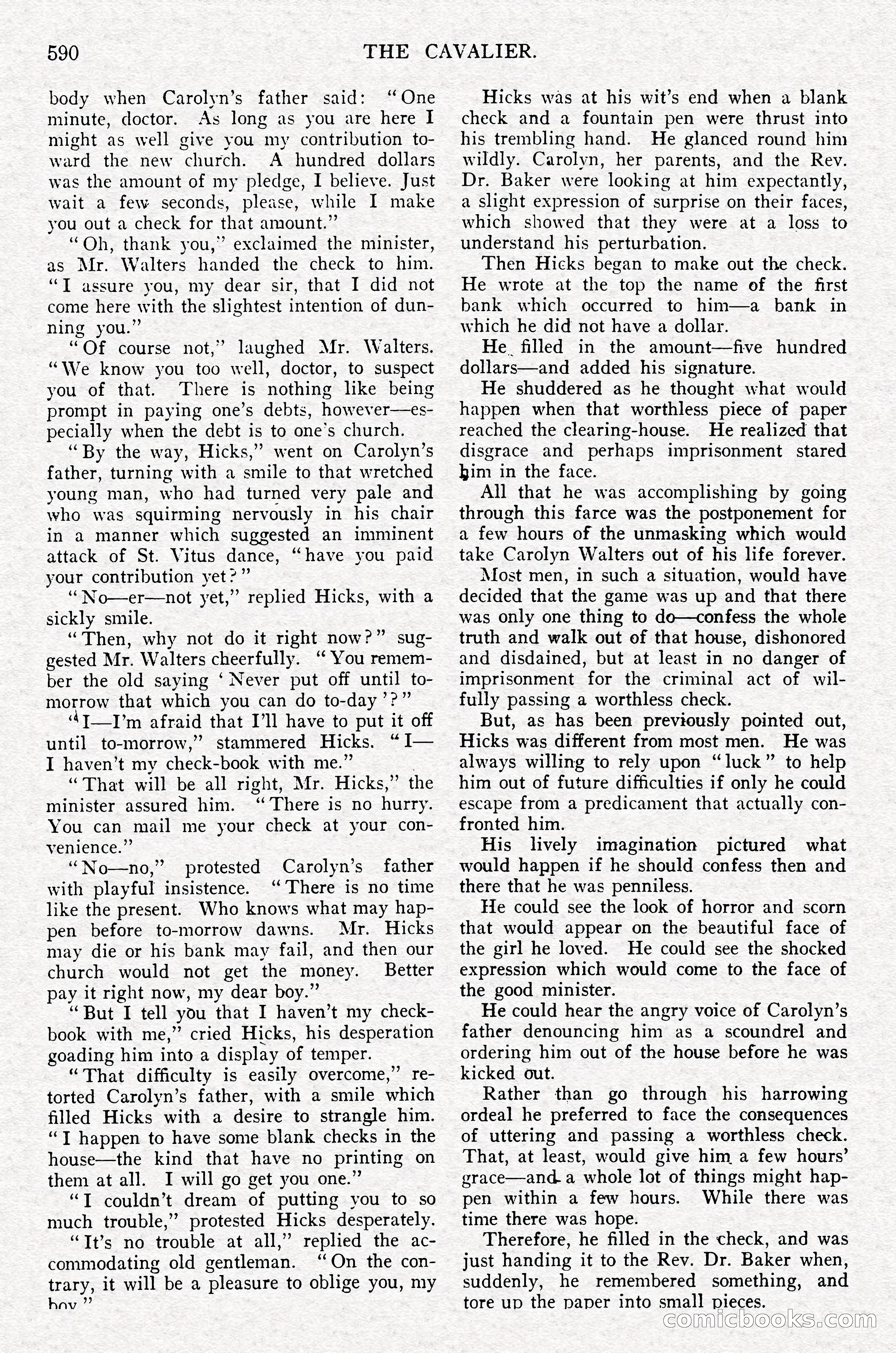 The Cavalier, September 1910 — page 21 of 210