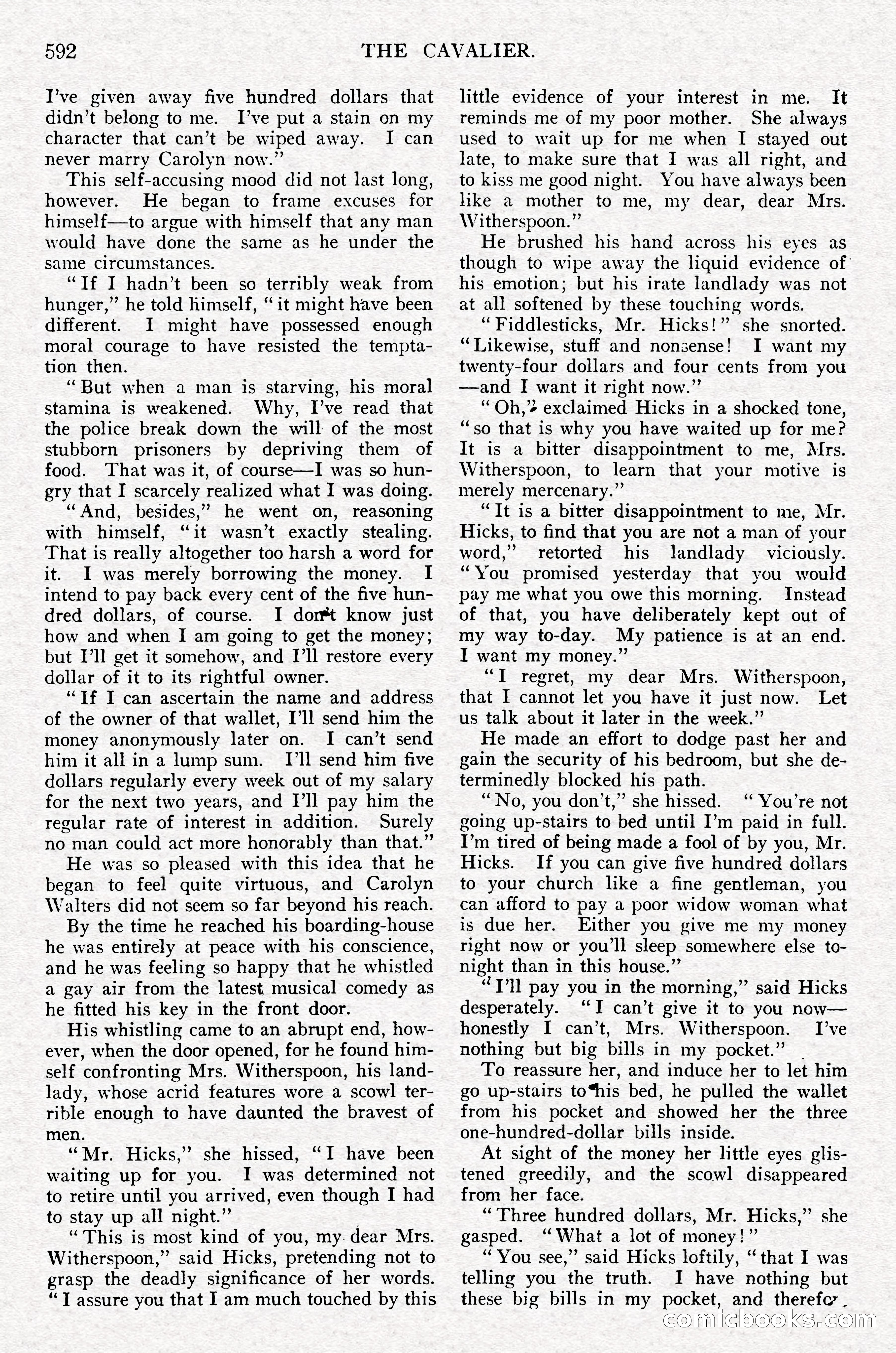 The Cavalier, September 1910 — page 23 of 210