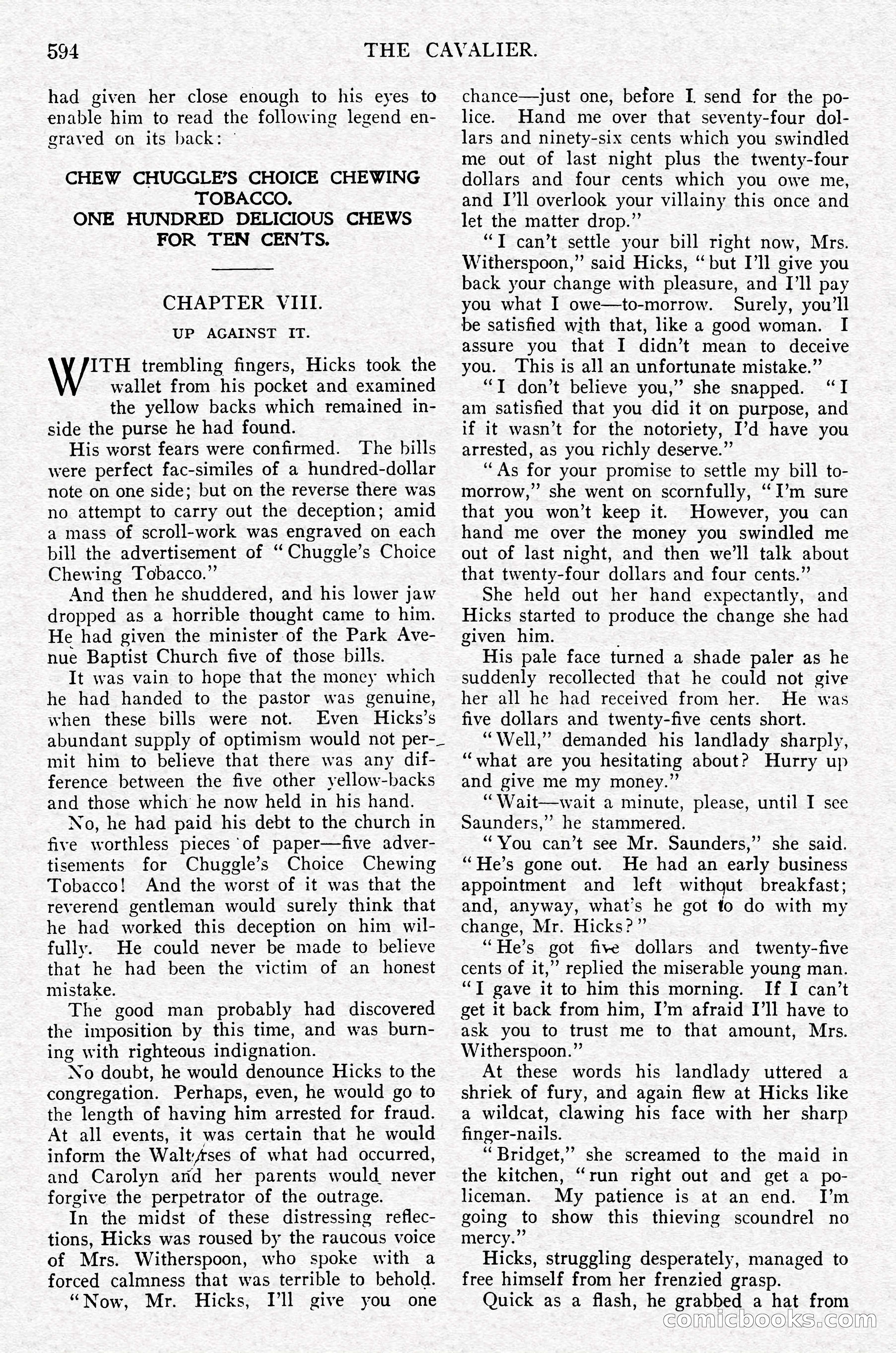 The Cavalier, September 1910 — page 25 of 210