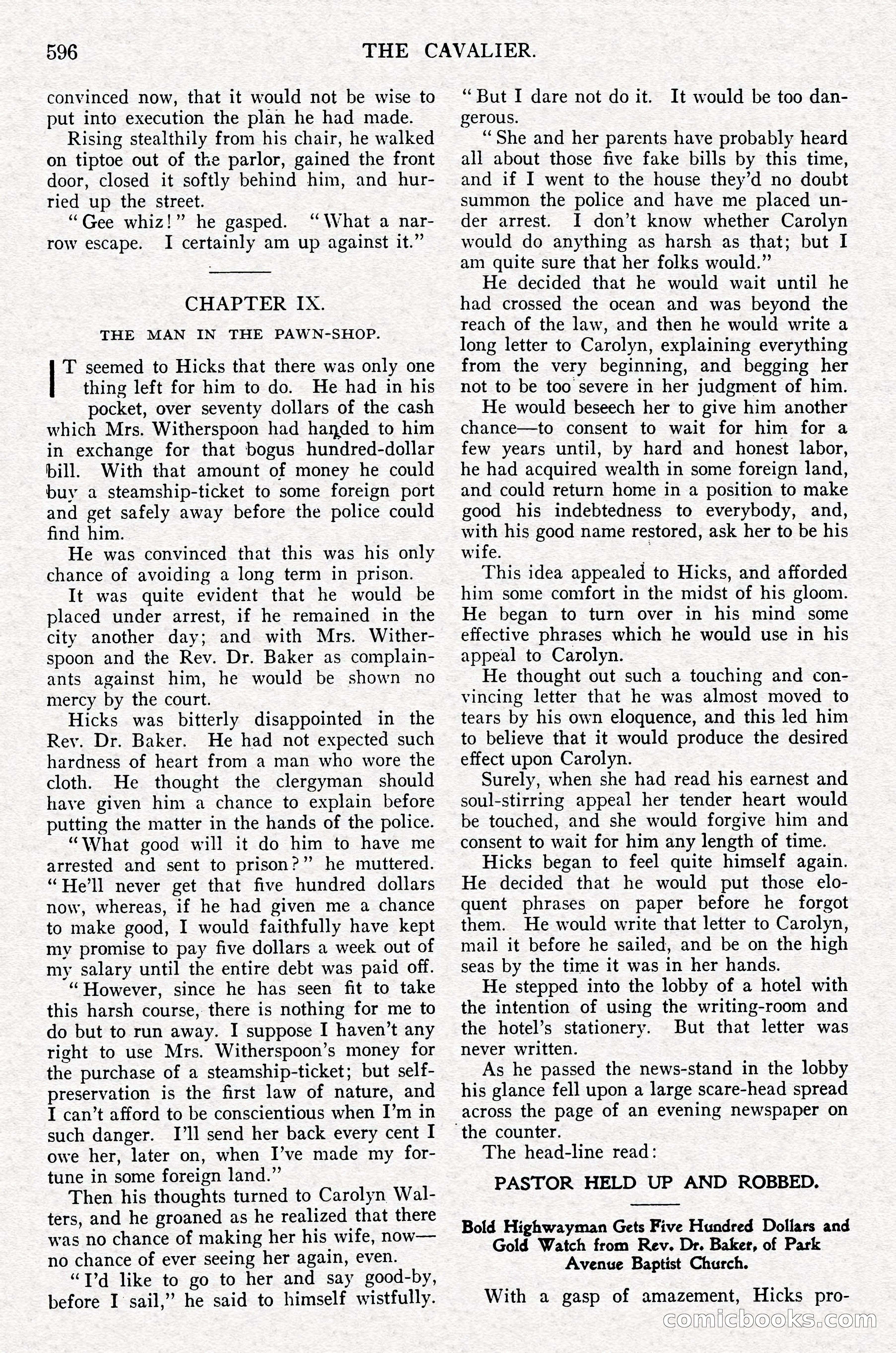 The Cavalier, September 1910 — page 27 of 210