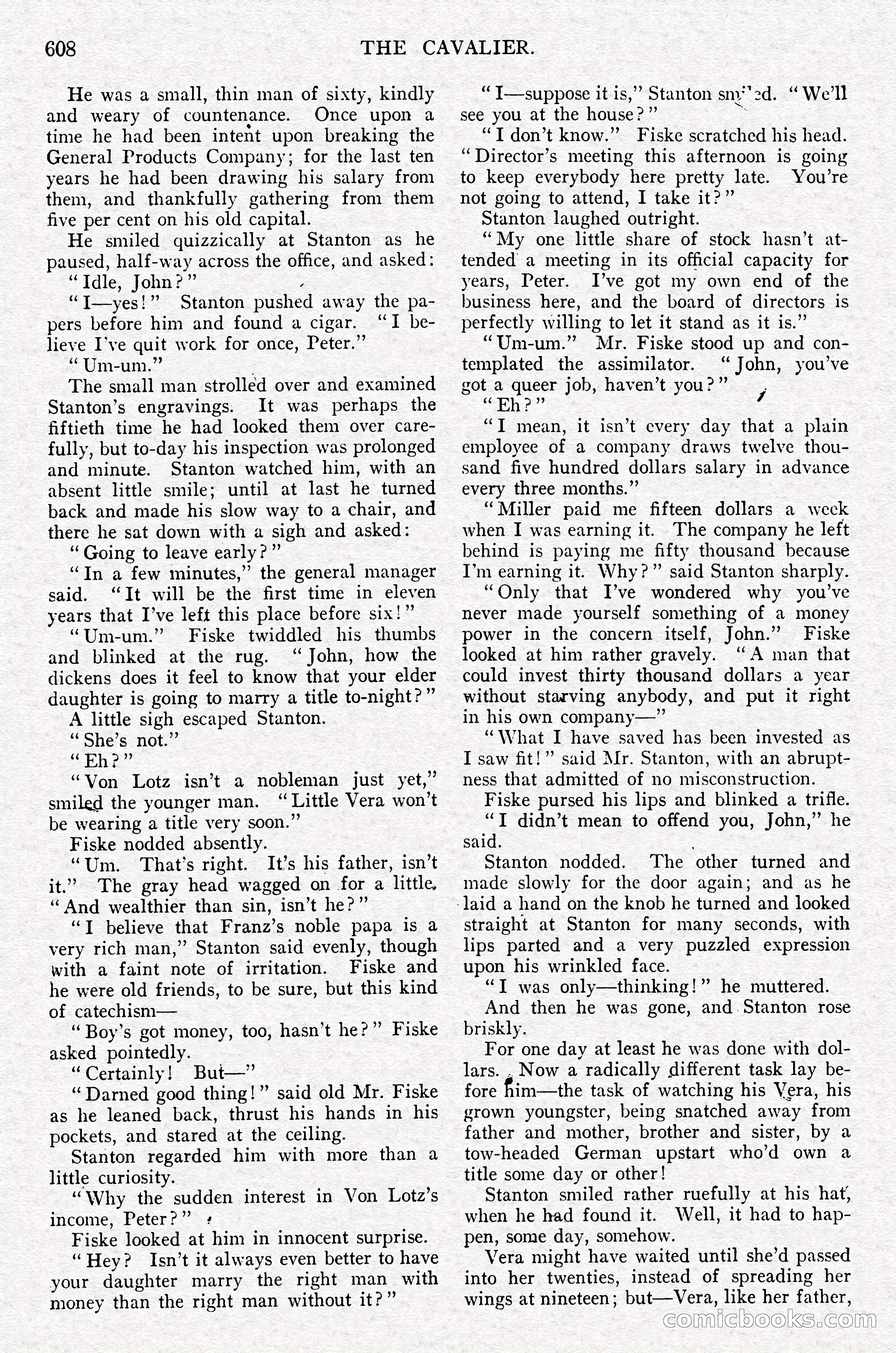 The Cavalier, September 1910 — page 39 of 210