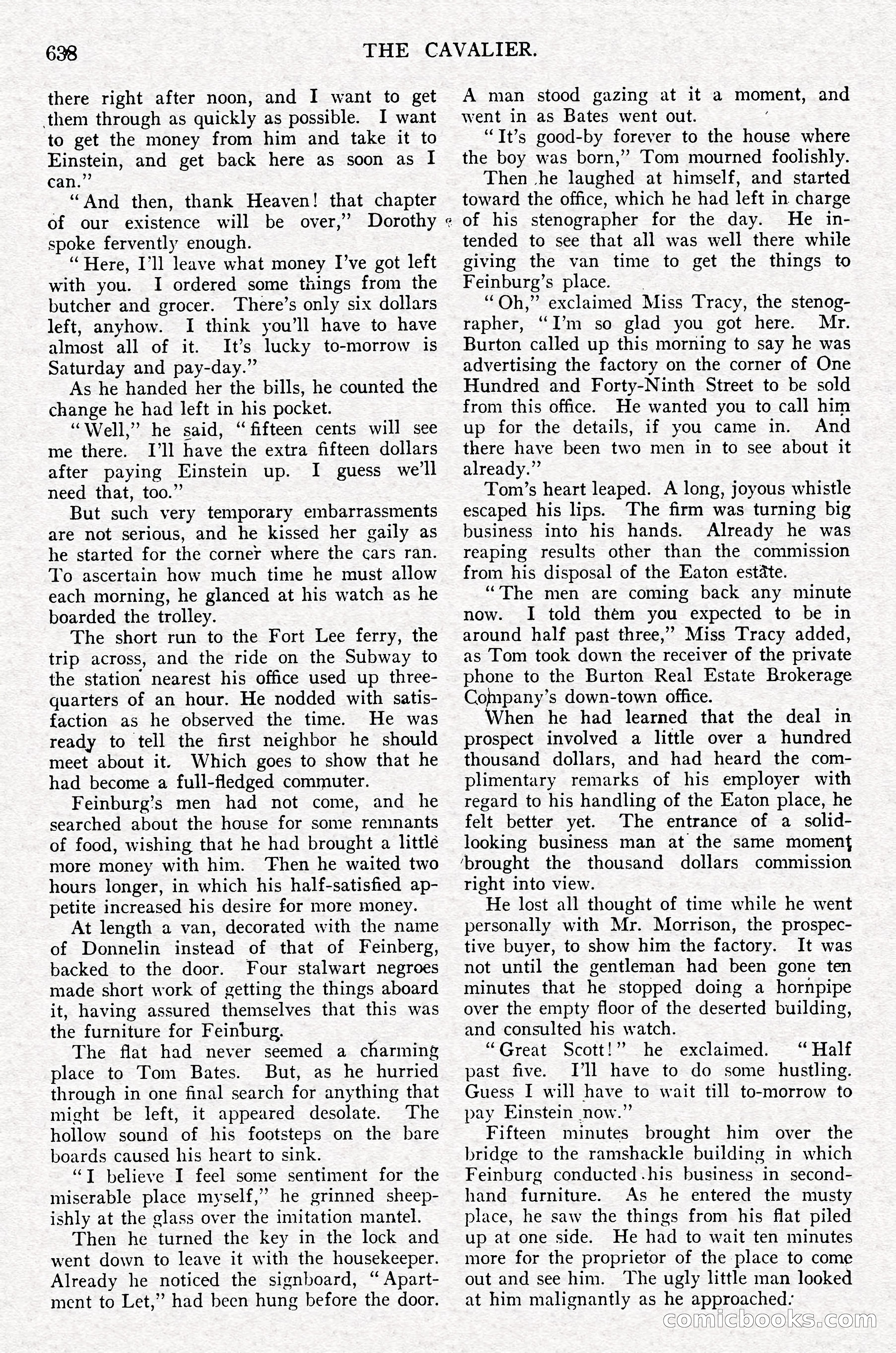 The Cavalier, September 1910 — page 69 of 210