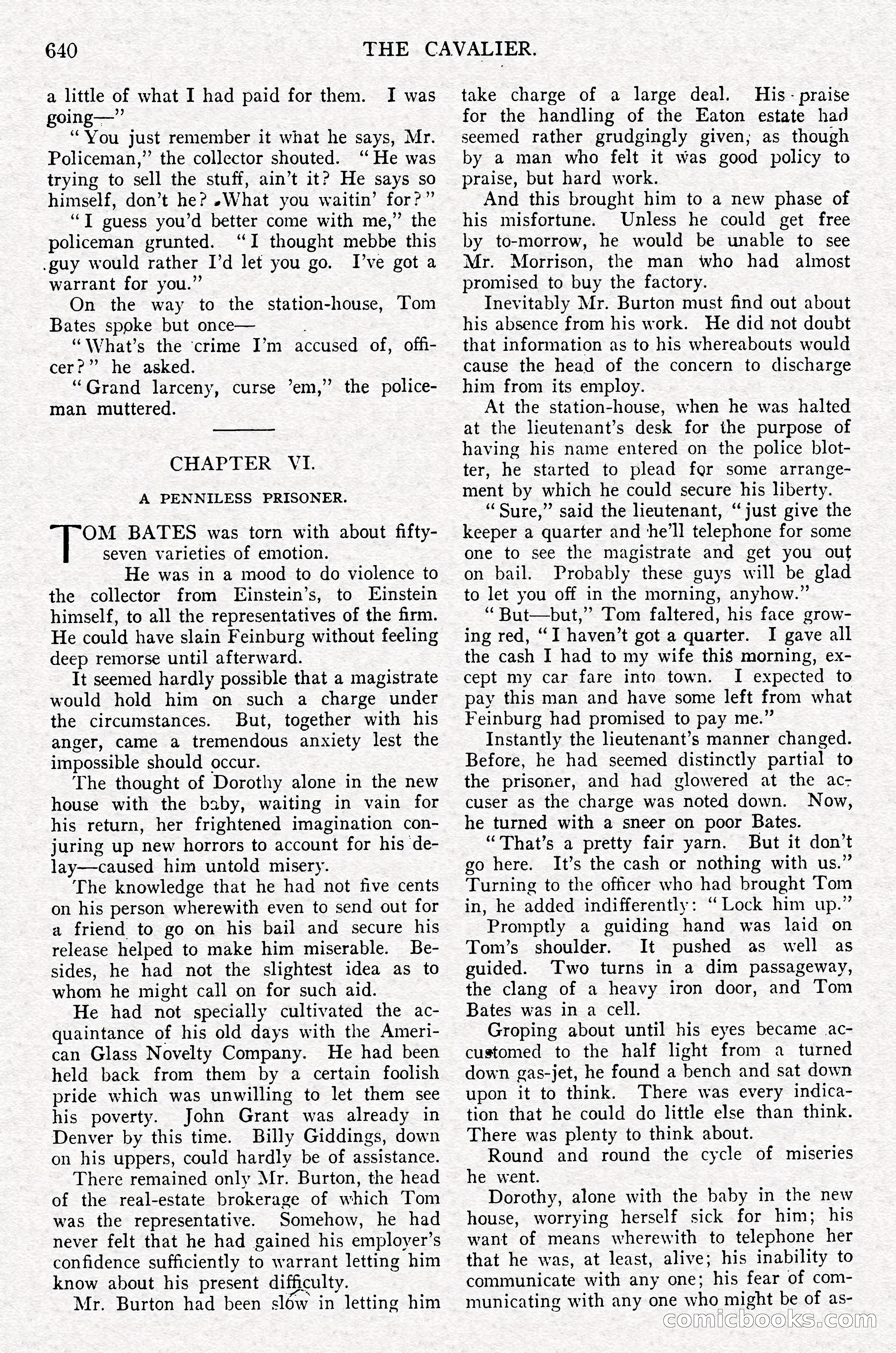 The Cavalier, September 1910 — page 71 of 210