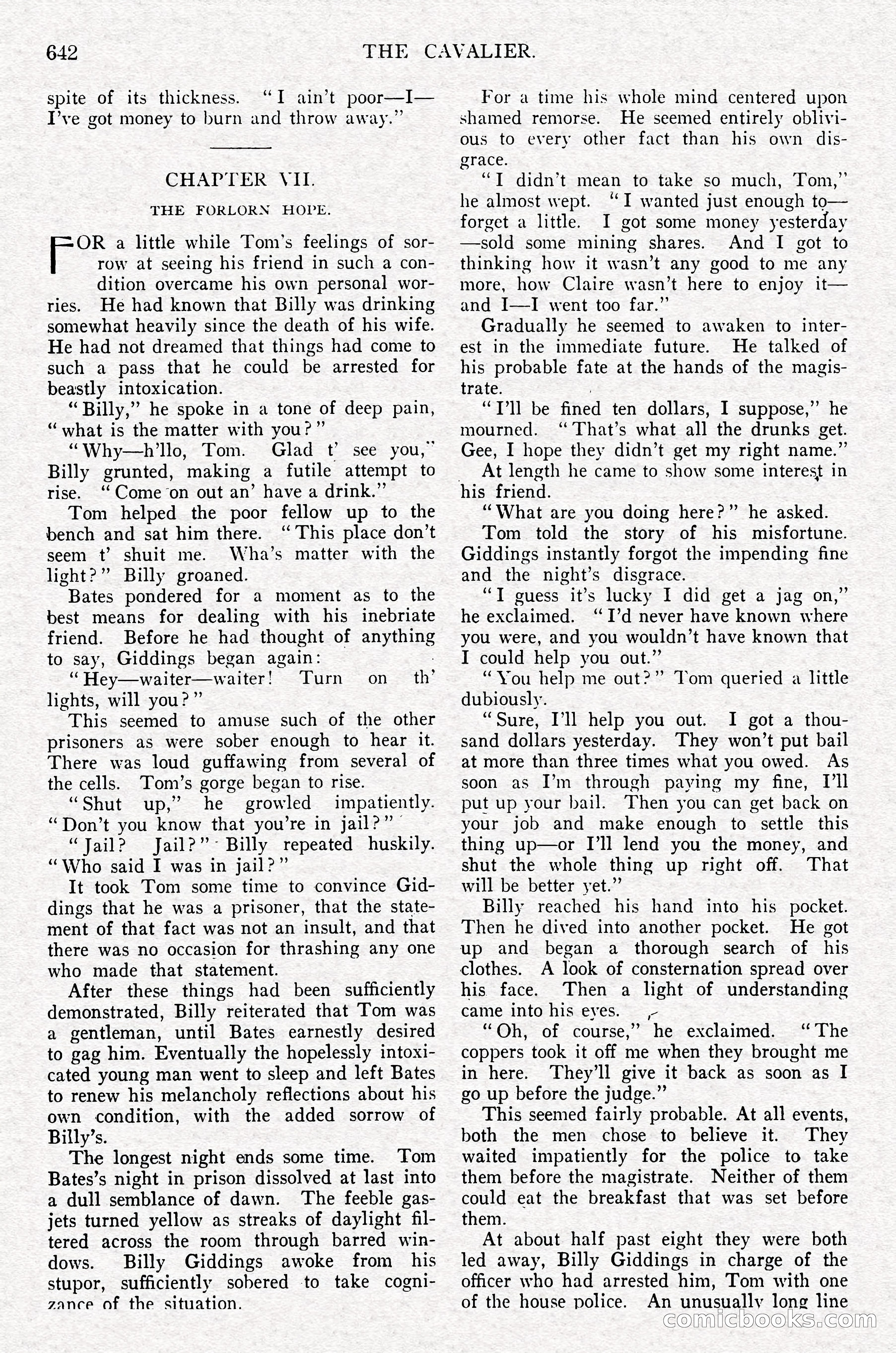The Cavalier, September 1910 — page 73 of 210