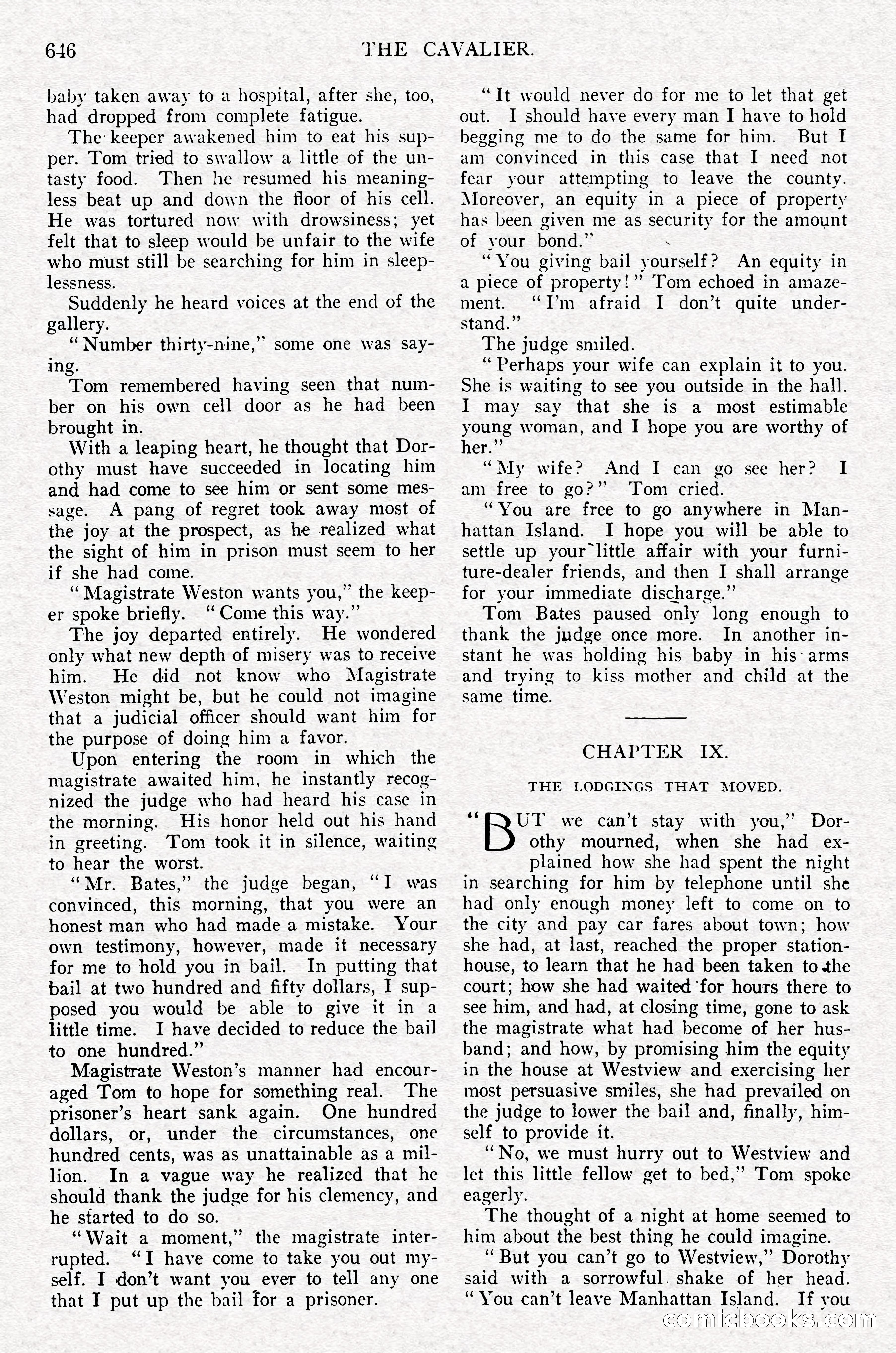 The Cavalier, September 1910 — page 77 of 210