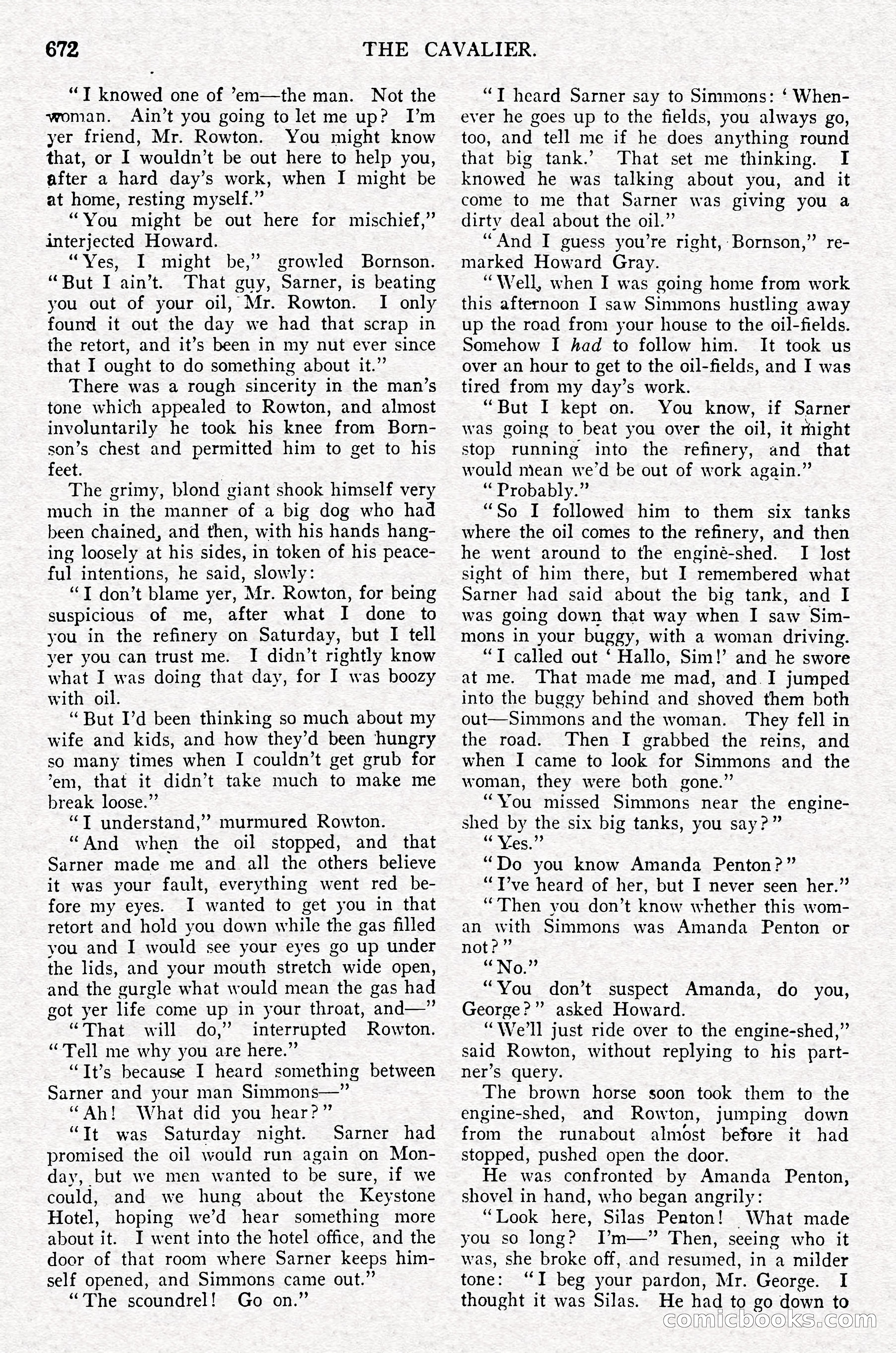 The Cavalier, September 1910 — page 103 of 210