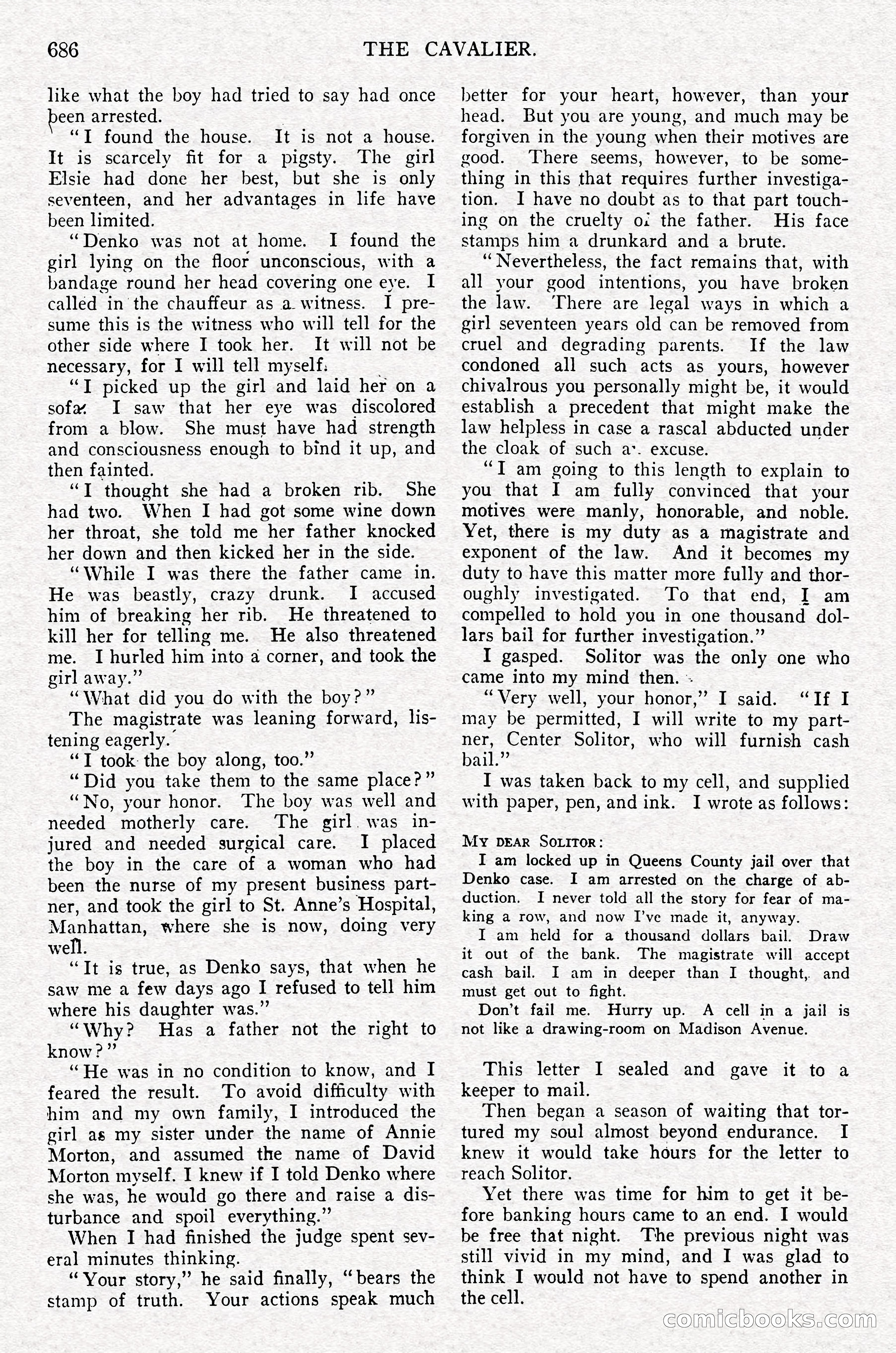 The Cavalier, September 1910 — page 117 of 210