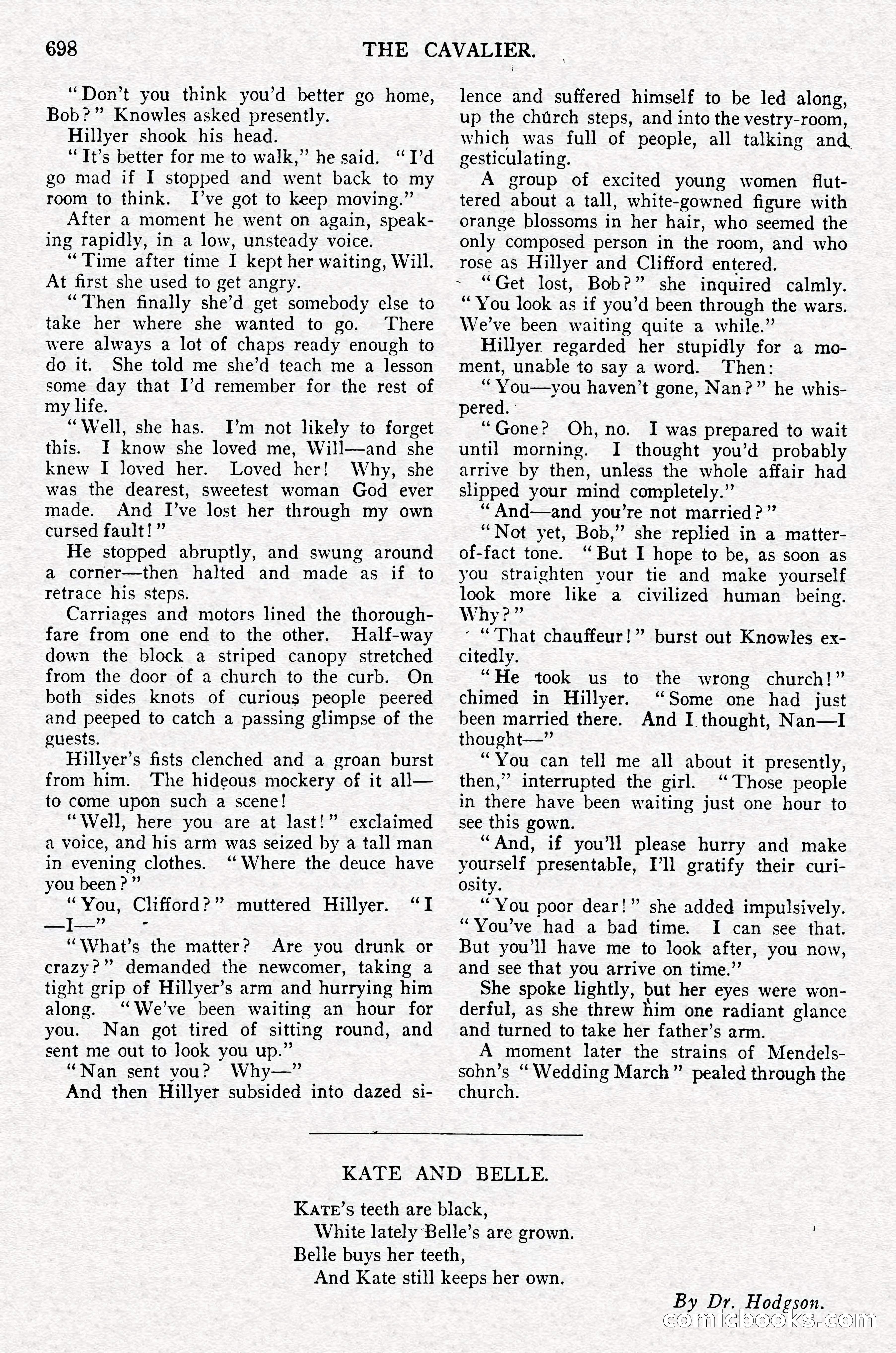 The Cavalier, September 1910 — page 129 of 210