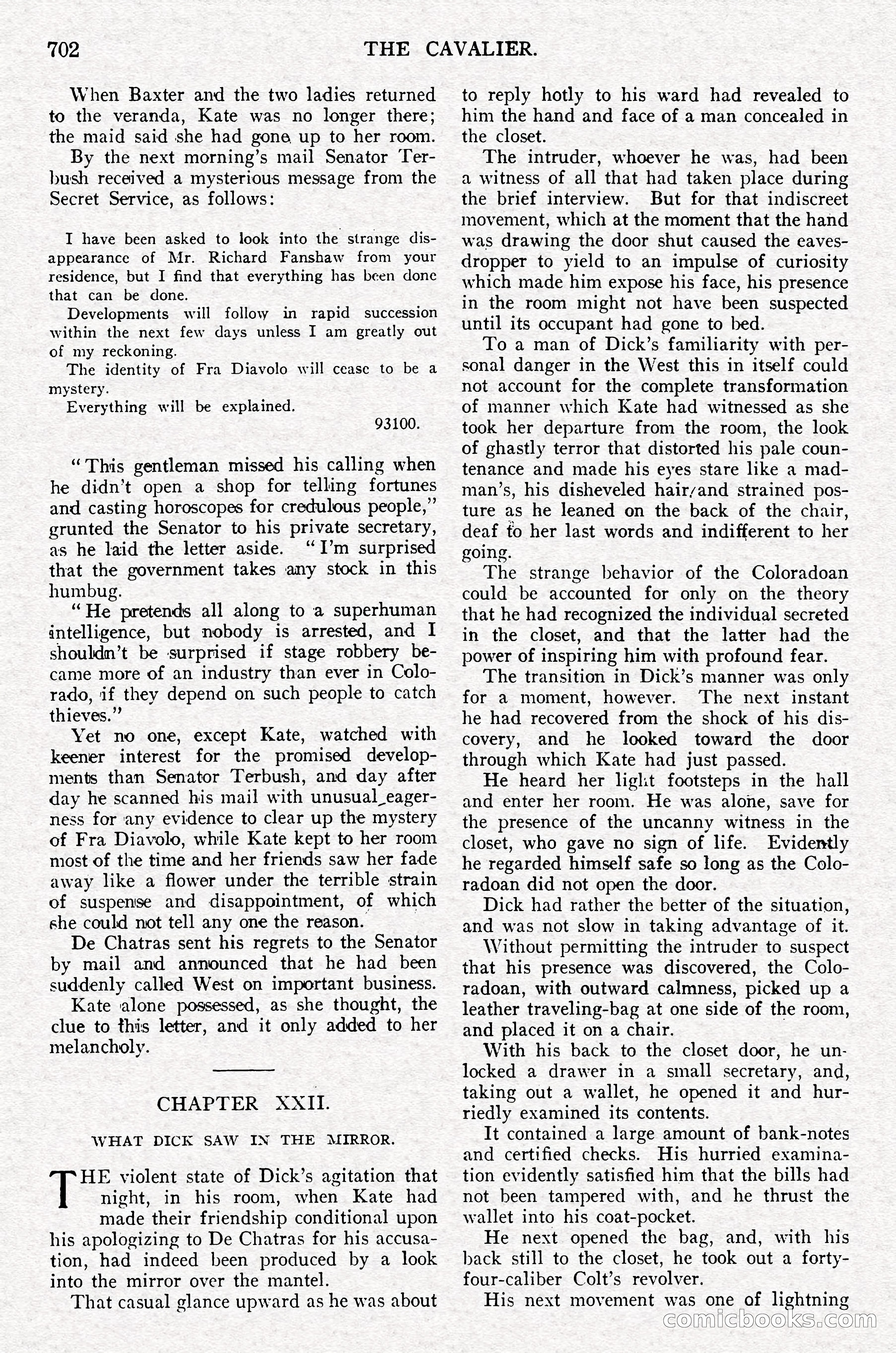 The Cavalier, September 1910 — page 133 of 210