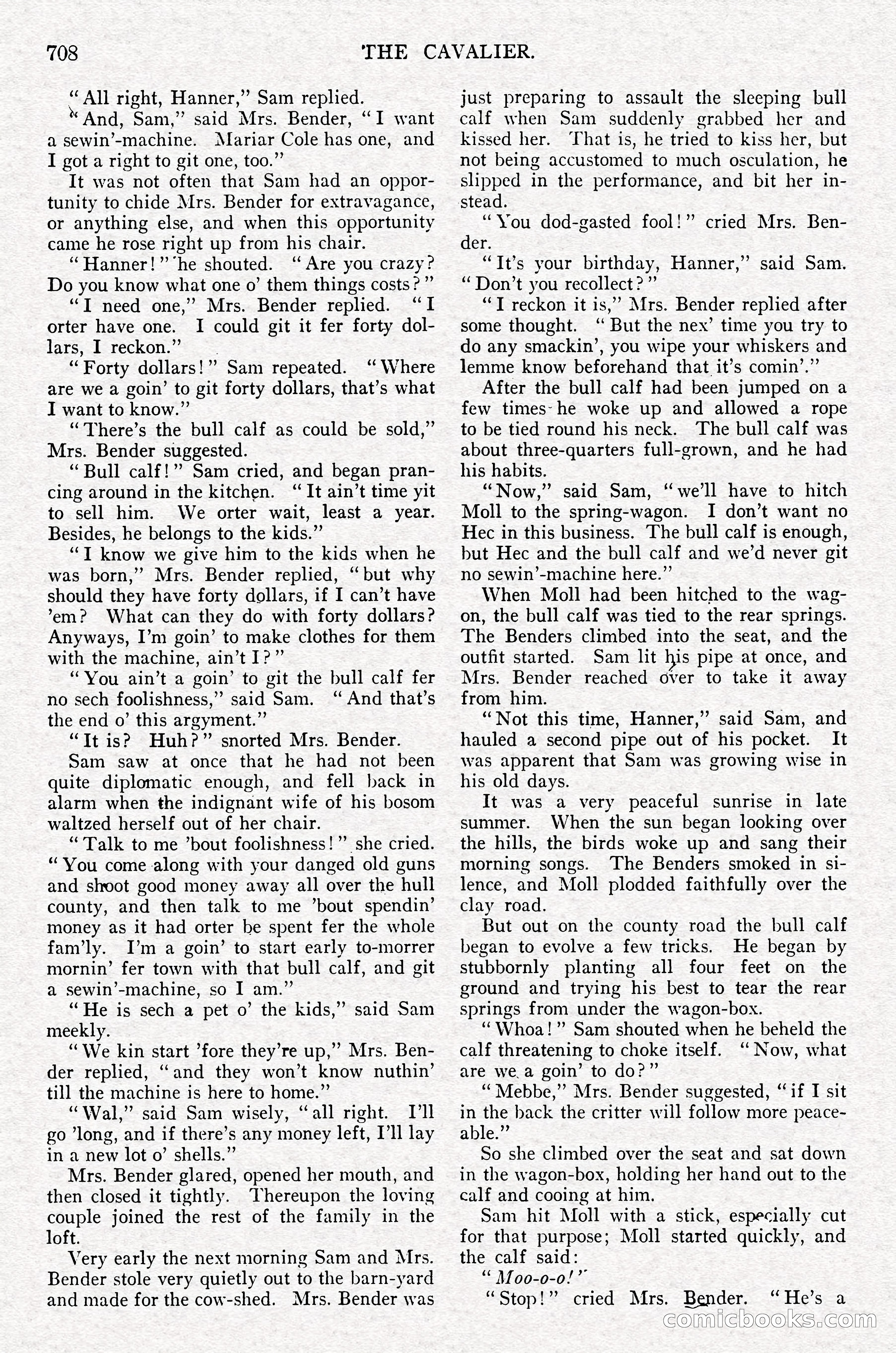 The Cavalier, September 1910 — page 139 of 210