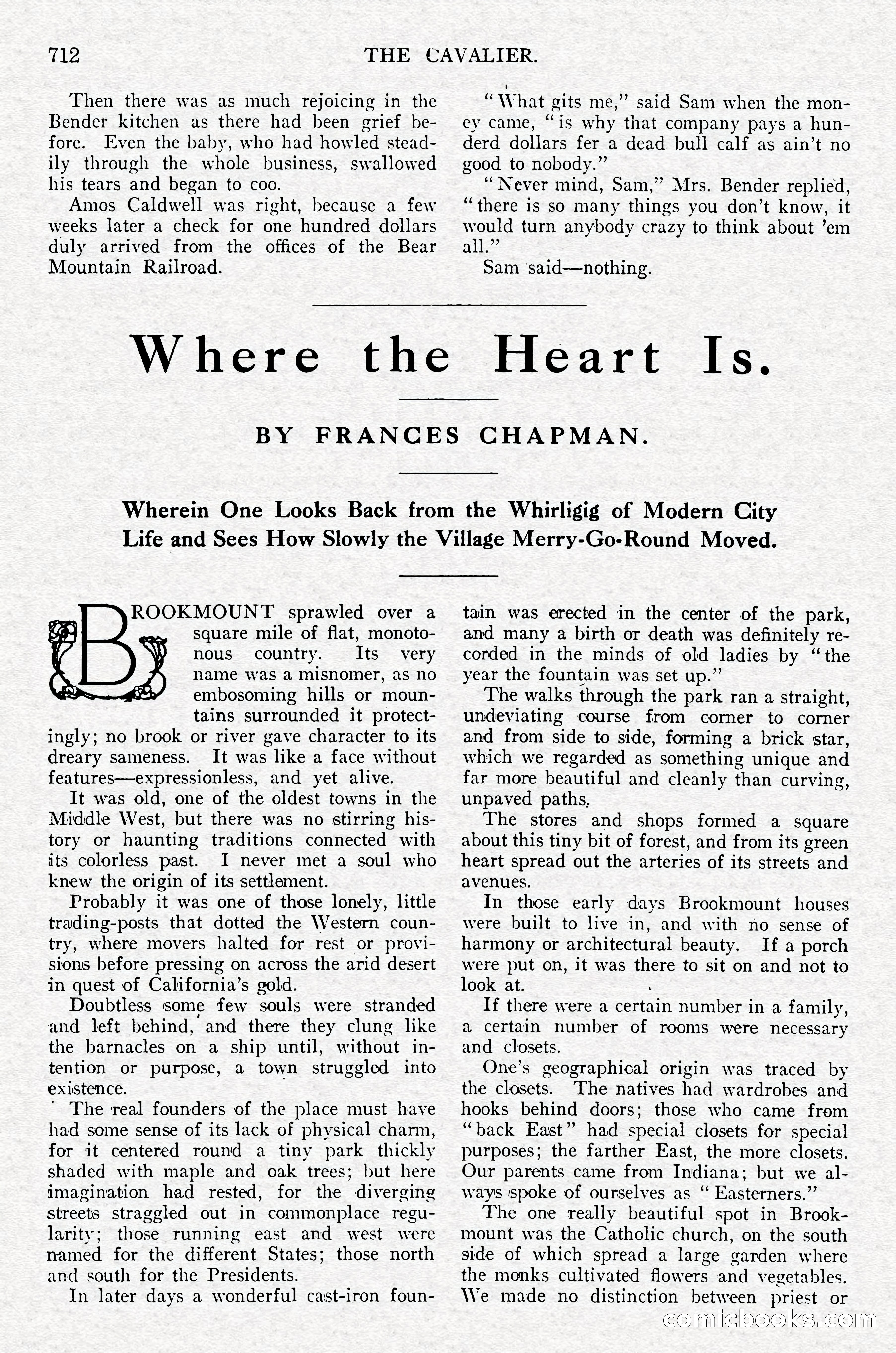 The Cavalier, September 1910 — page 143 of 210