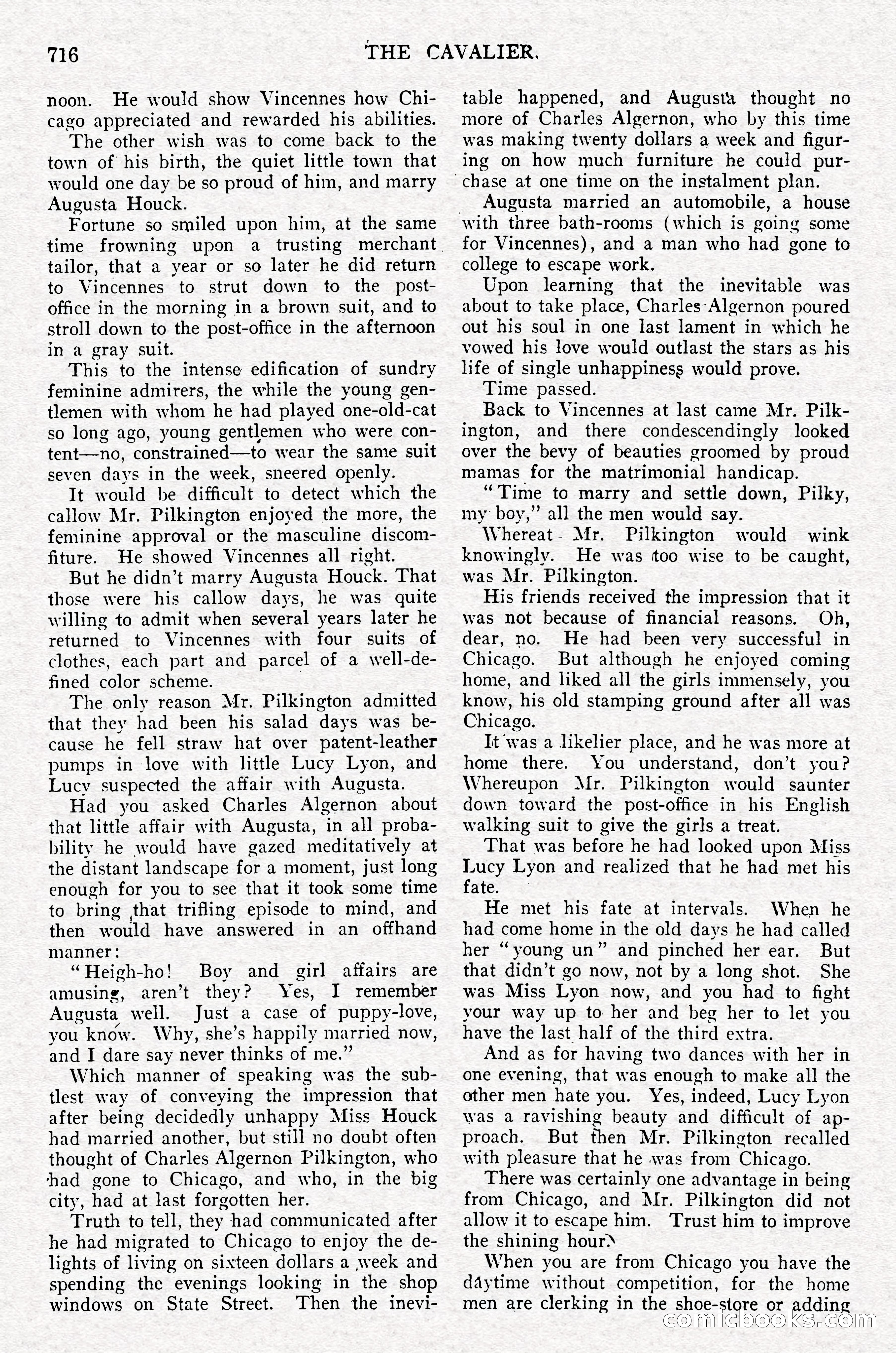 The Cavalier, September 1910 — page 147 of 210