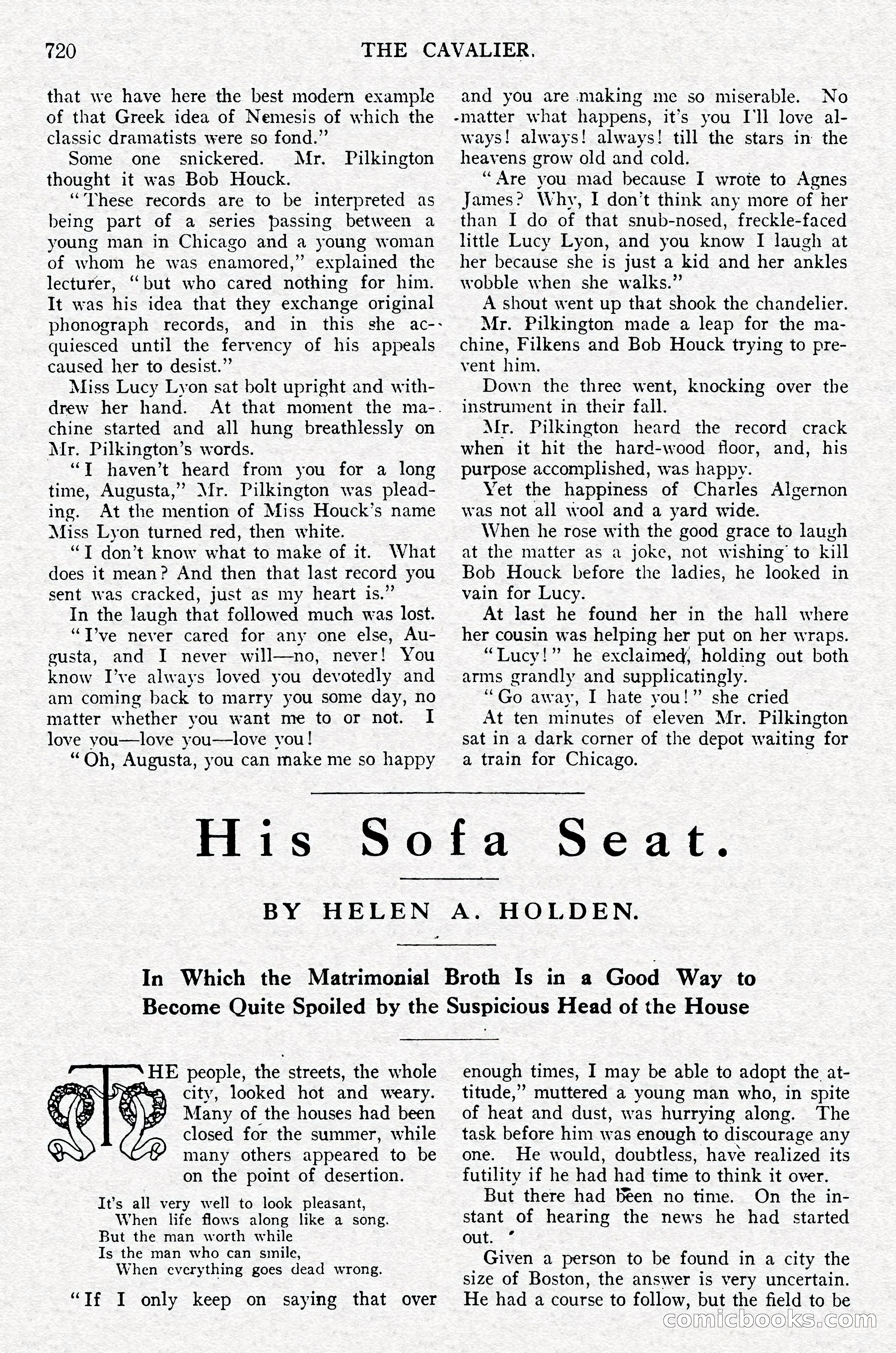 The Cavalier, September 1910 — page 151 of 210