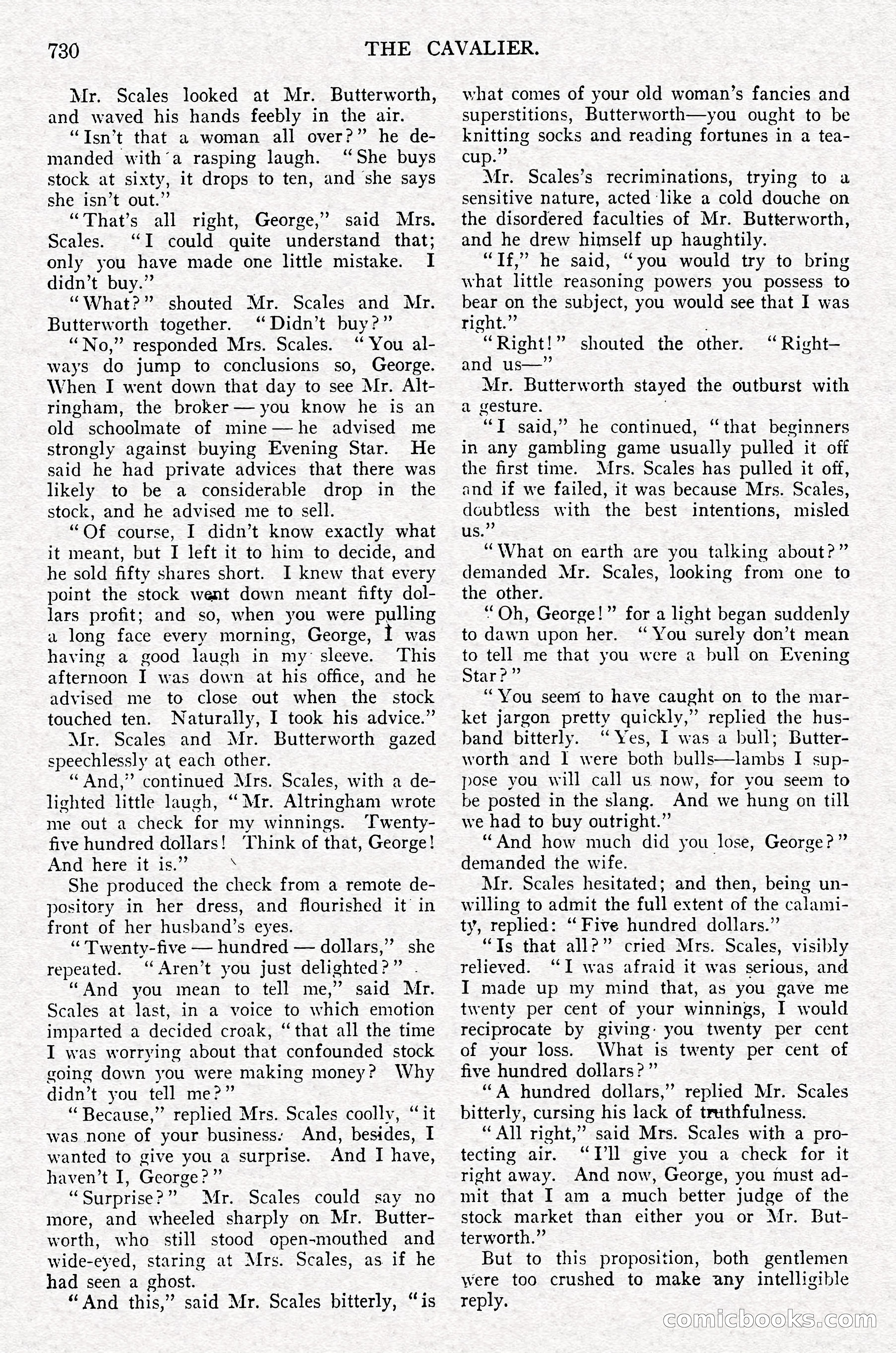 The Cavalier, September 1910 — page 161 of 210