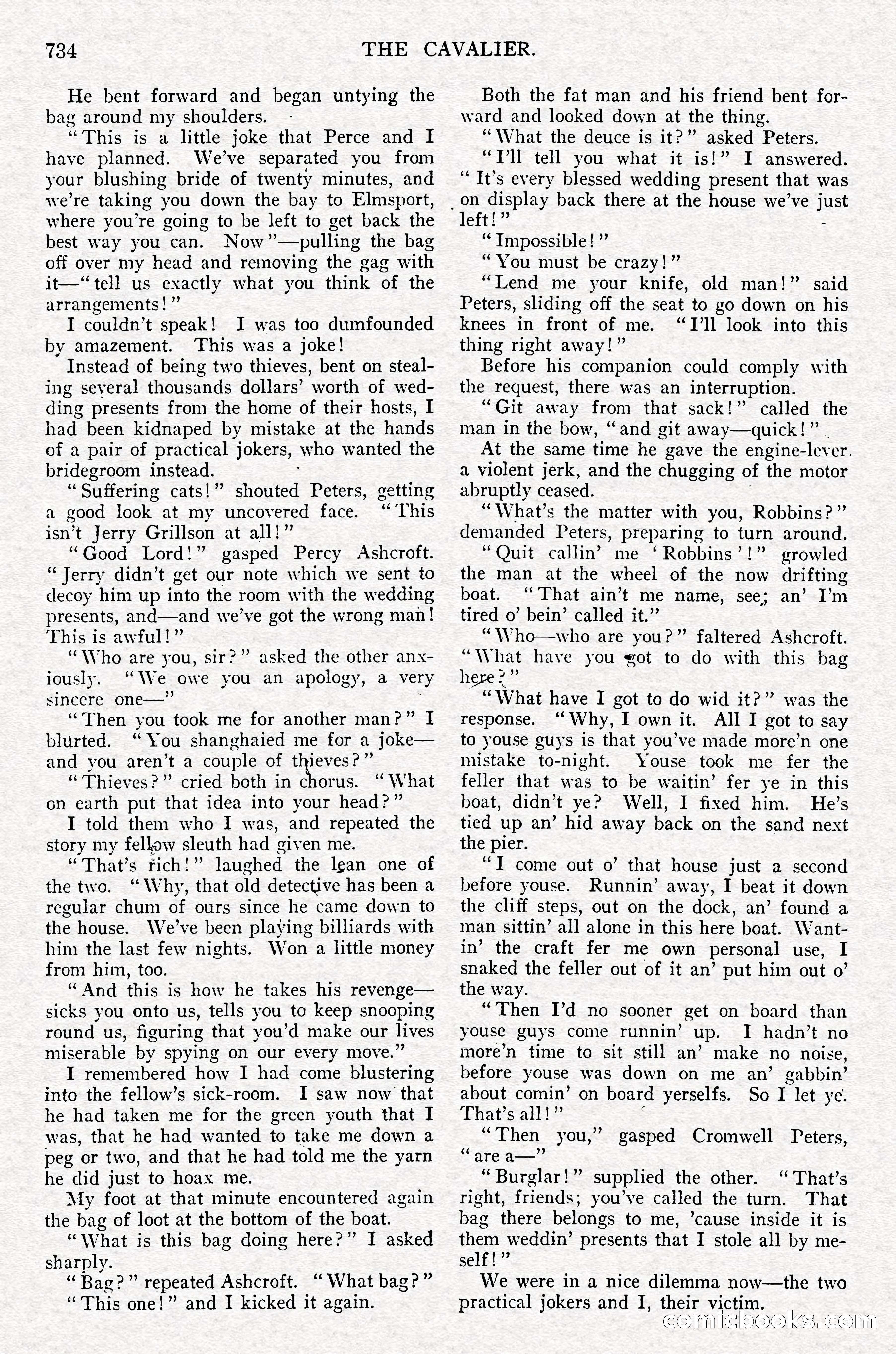 The Cavalier, September 1910 — page 165 of 210