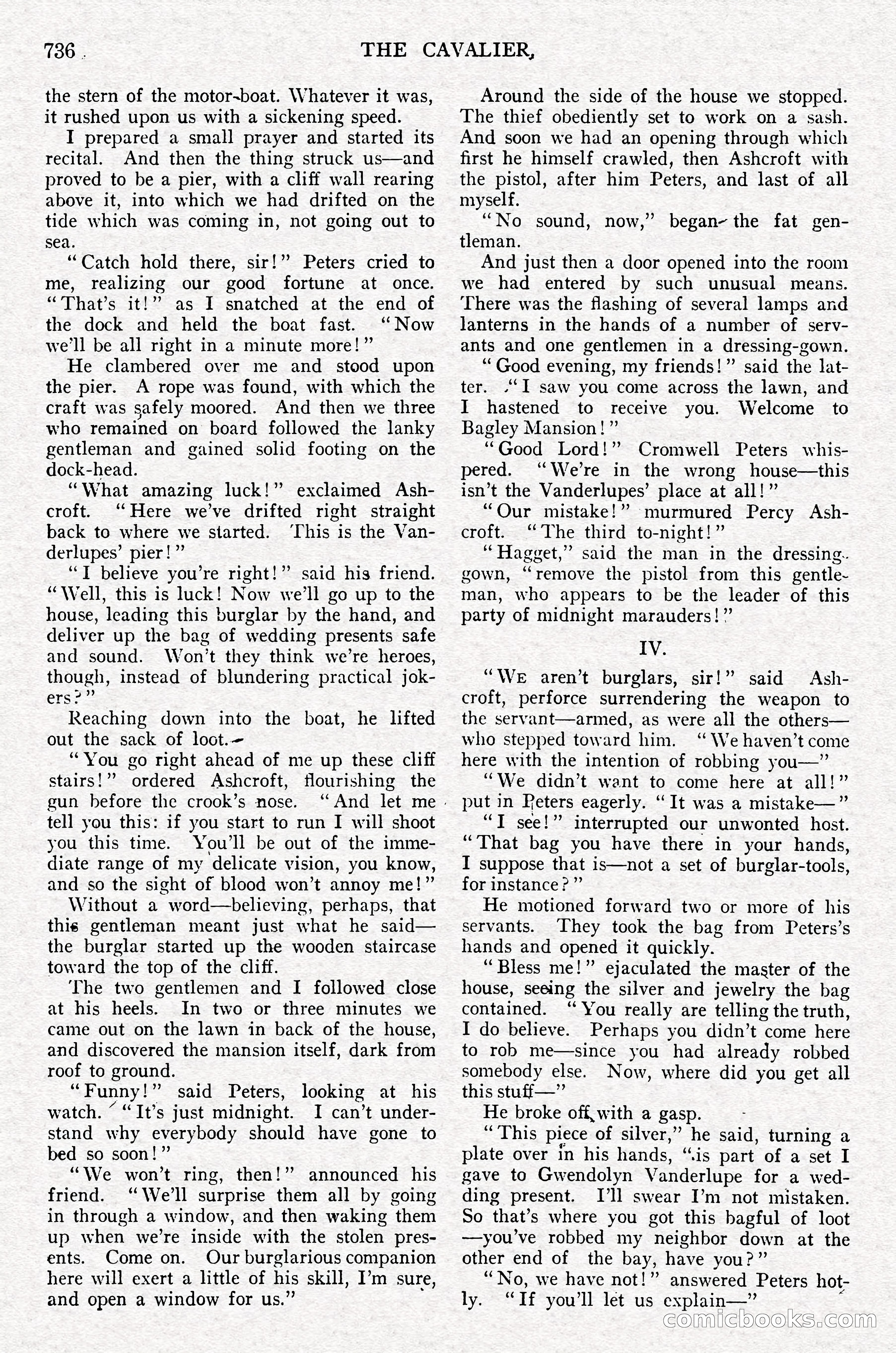 The Cavalier, September 1910 — page 167 of 210