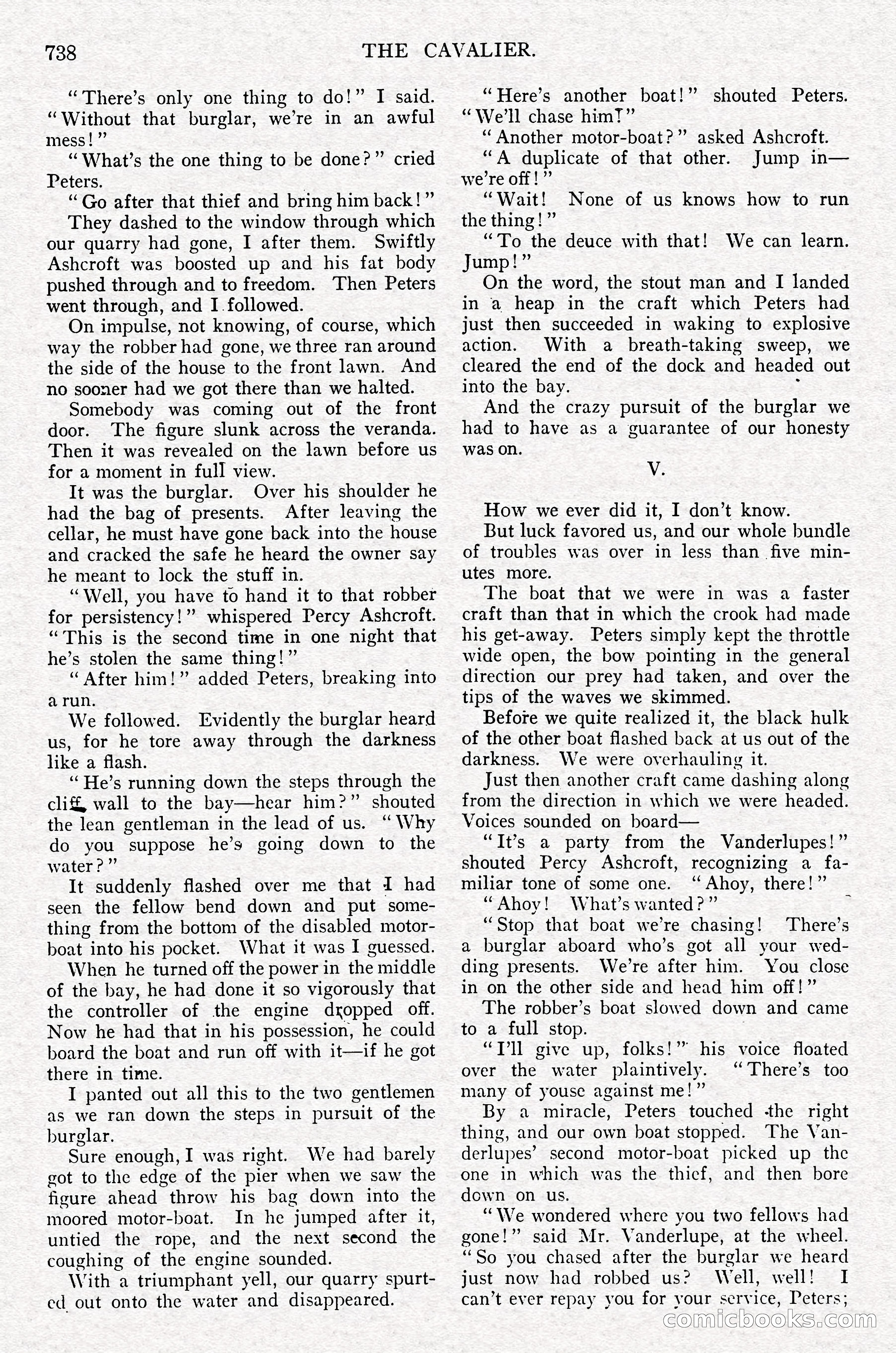 The Cavalier, September 1910 — page 169 of 210