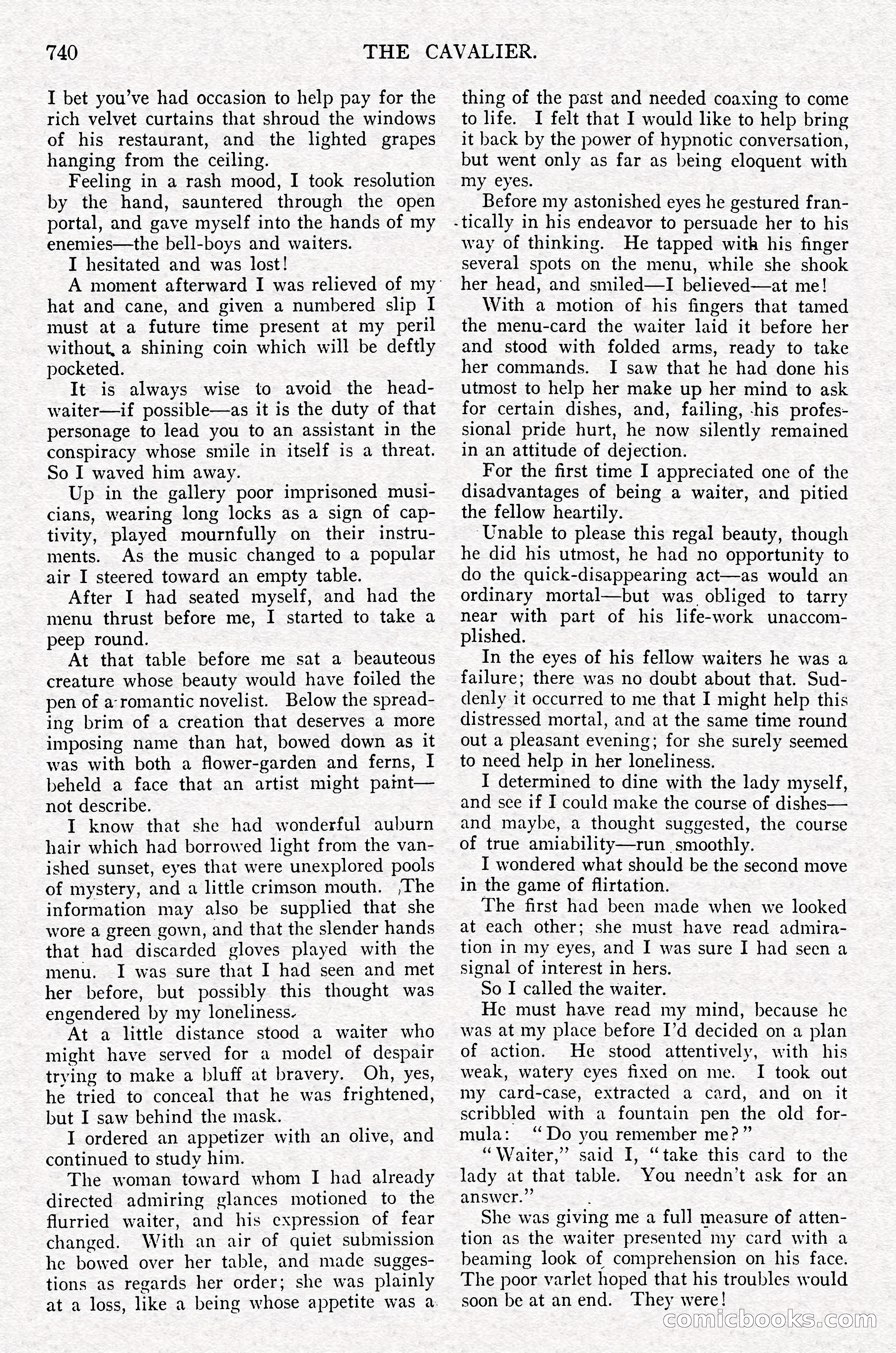 The Cavalier, September 1910 — page 171 of 210