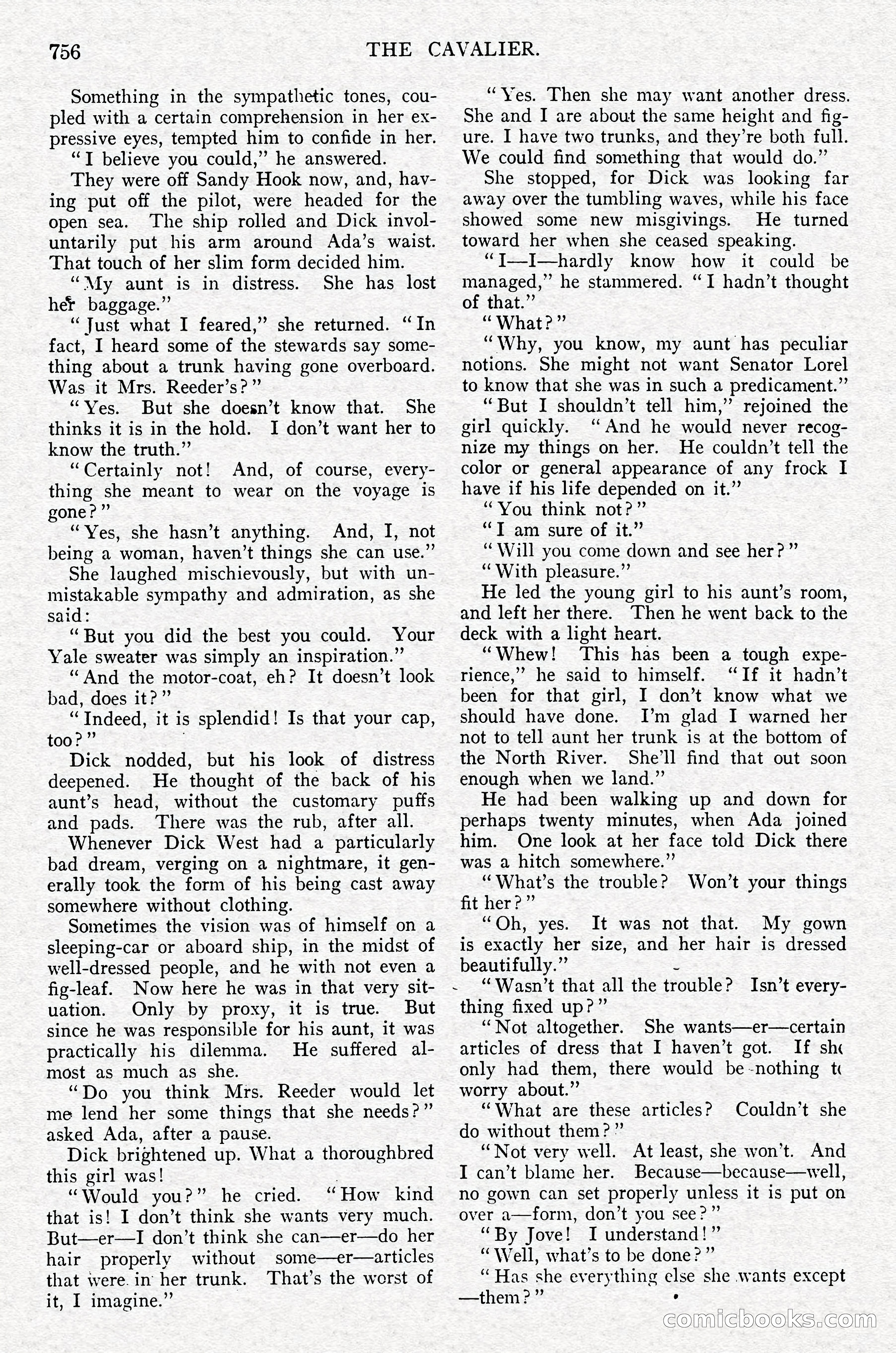 The Cavalier, September 1910 — page 187 of 210