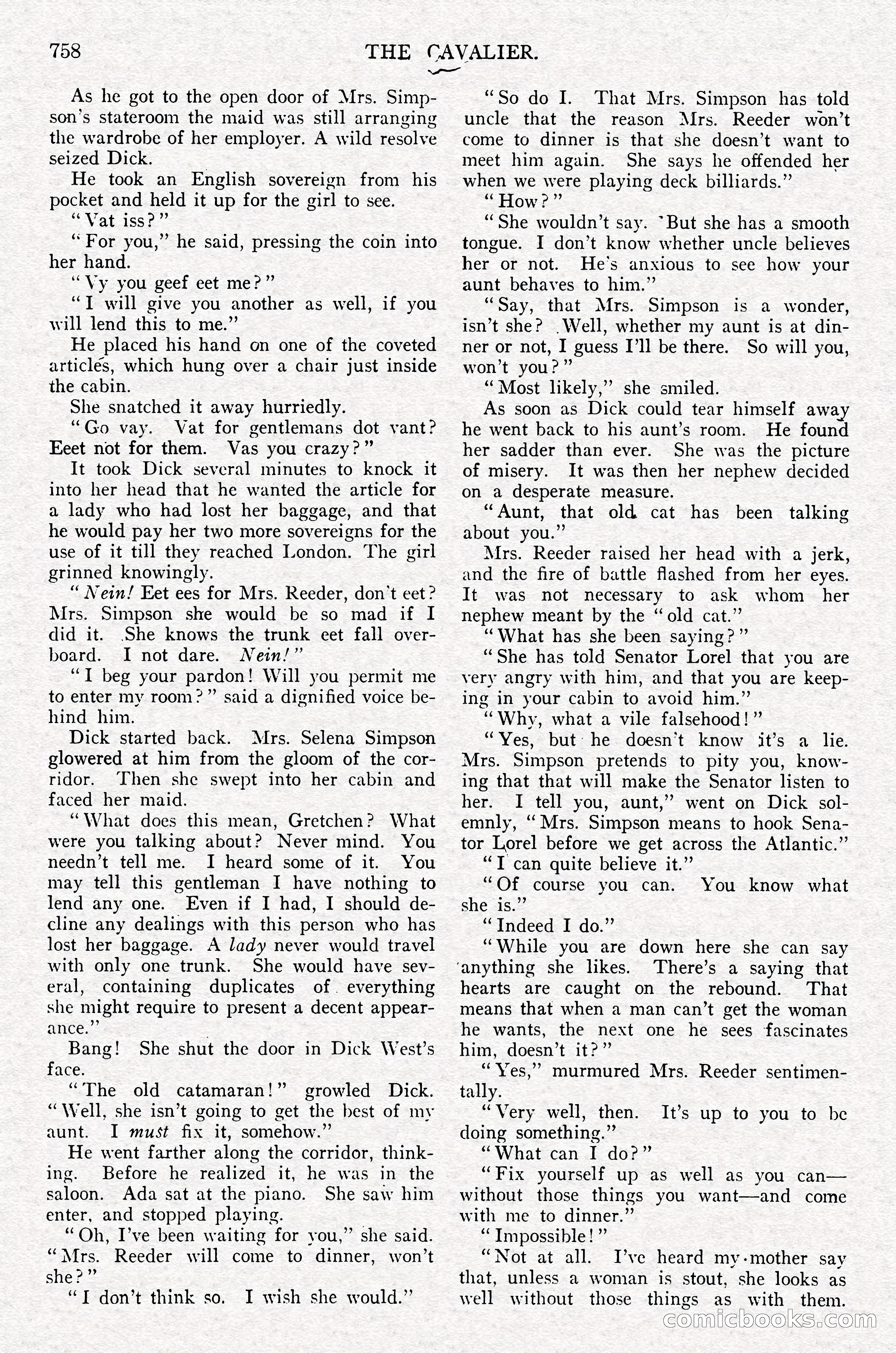 The Cavalier, September 1910 — page 189 of 210