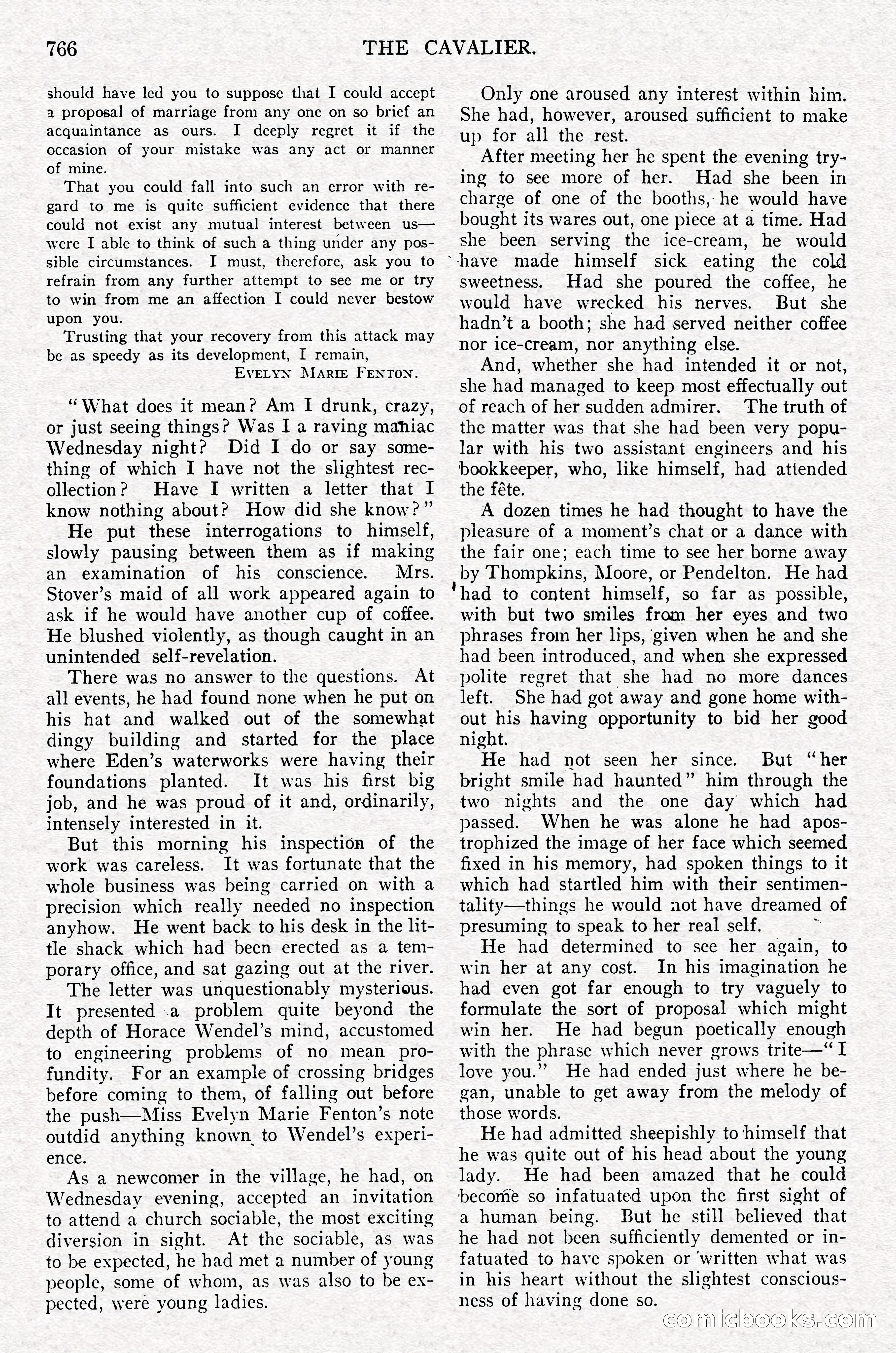 The Cavalier, September 1910 — page 197 of 210
