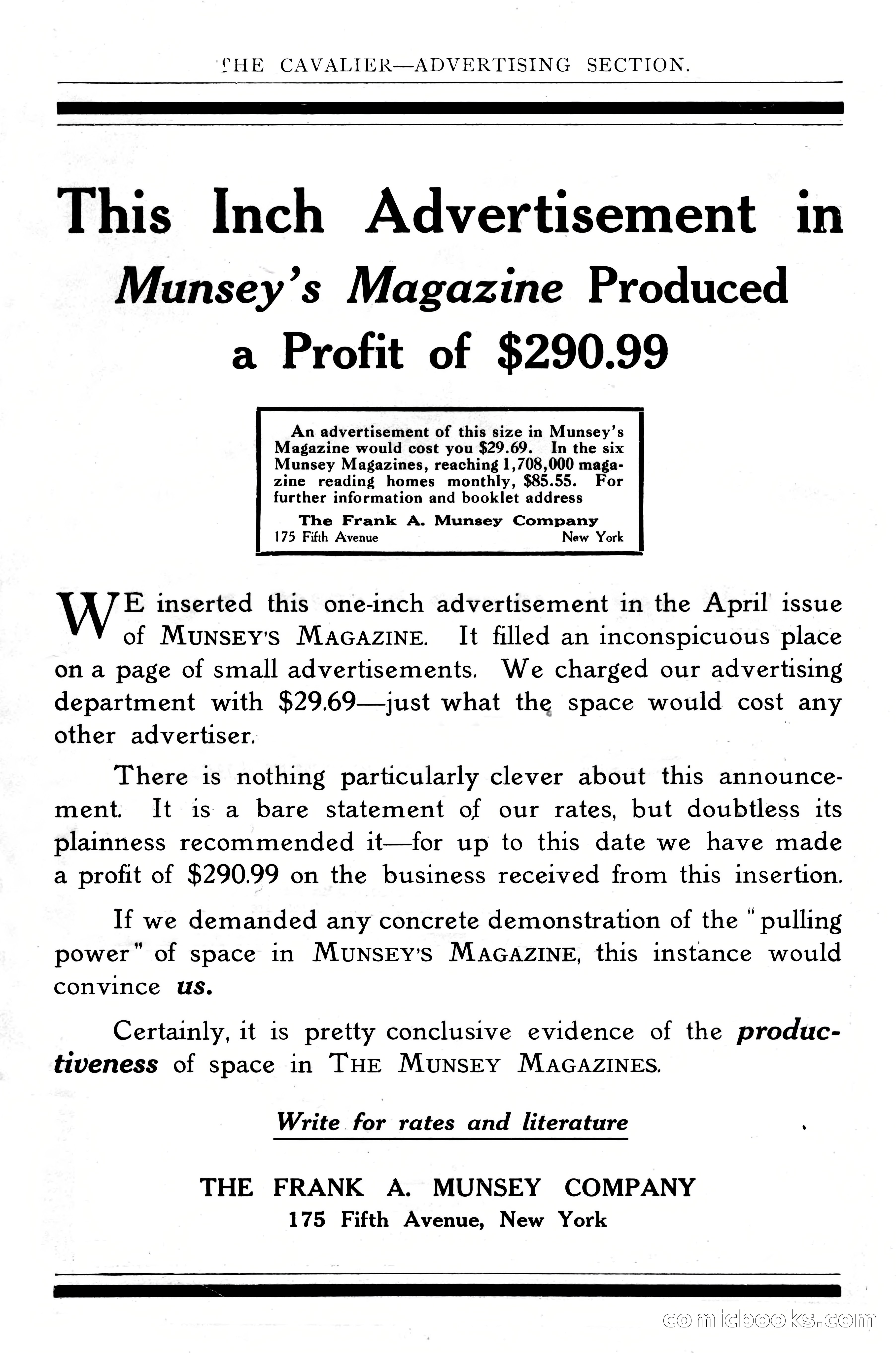 The Cavalier, September 1910 — page 206 of 210