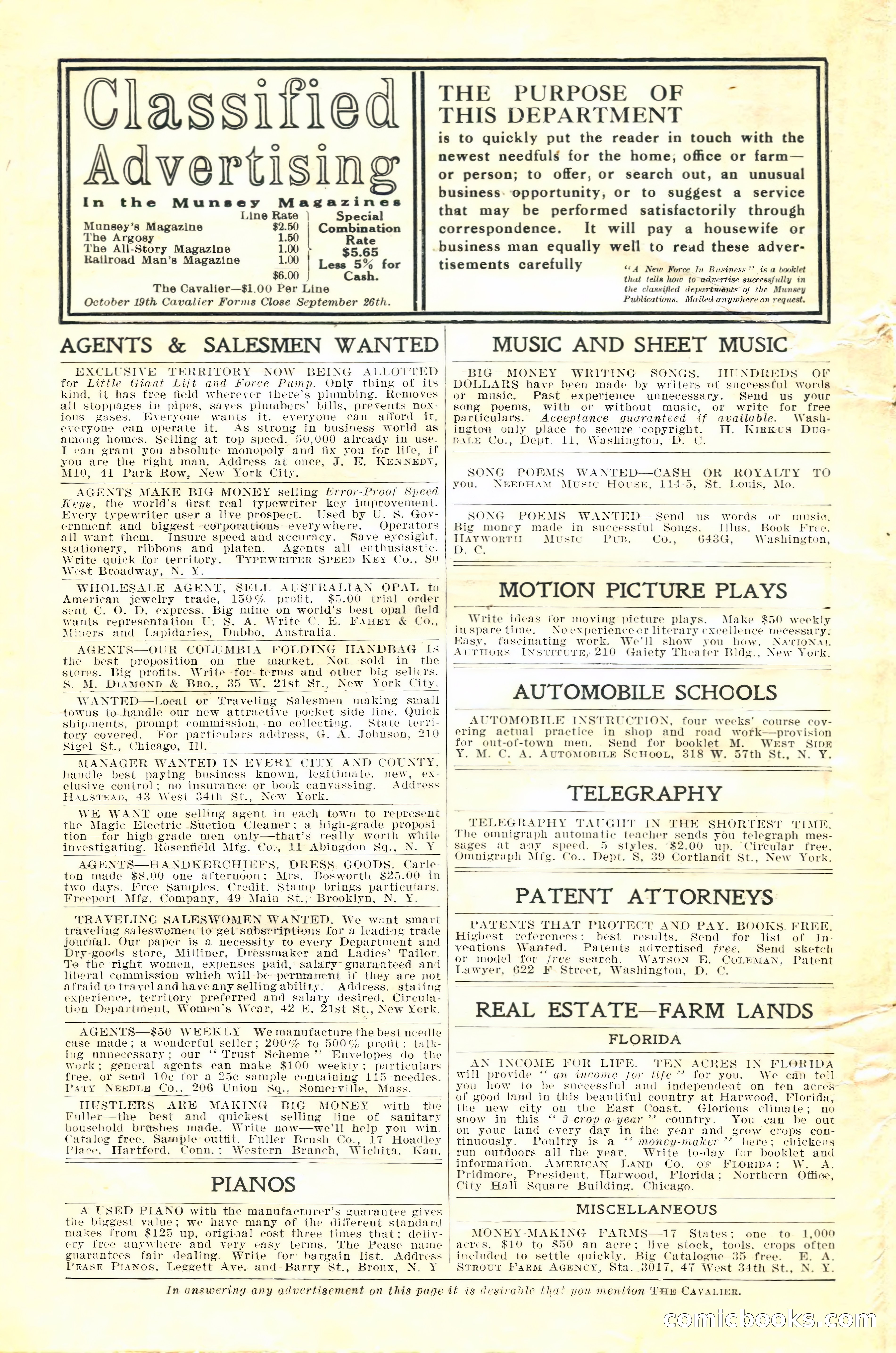 The Cavalier, September 21, 1912 — page 4 of 200