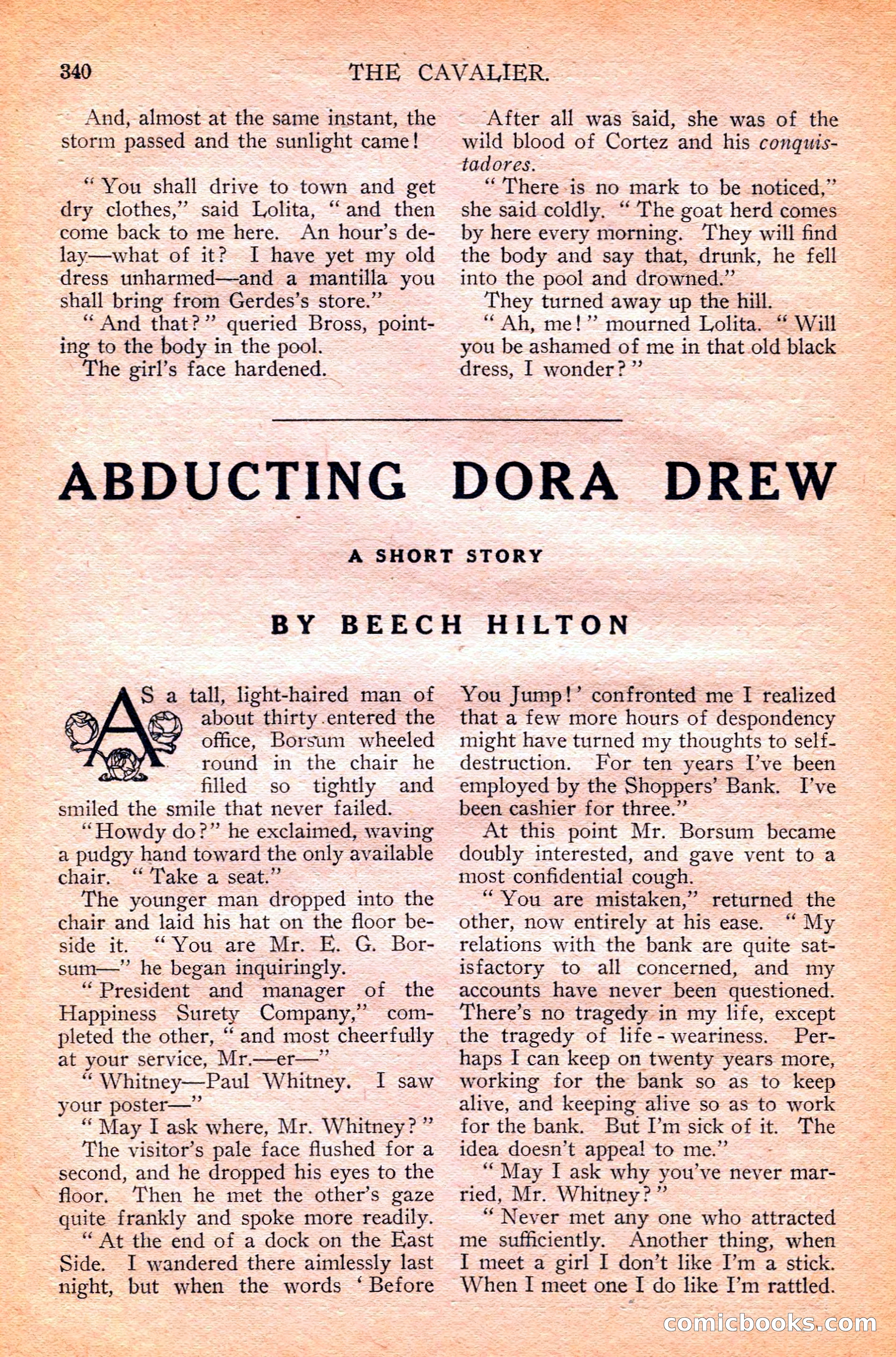 The Cavalier, September 21, 1912 — page 154 of 200