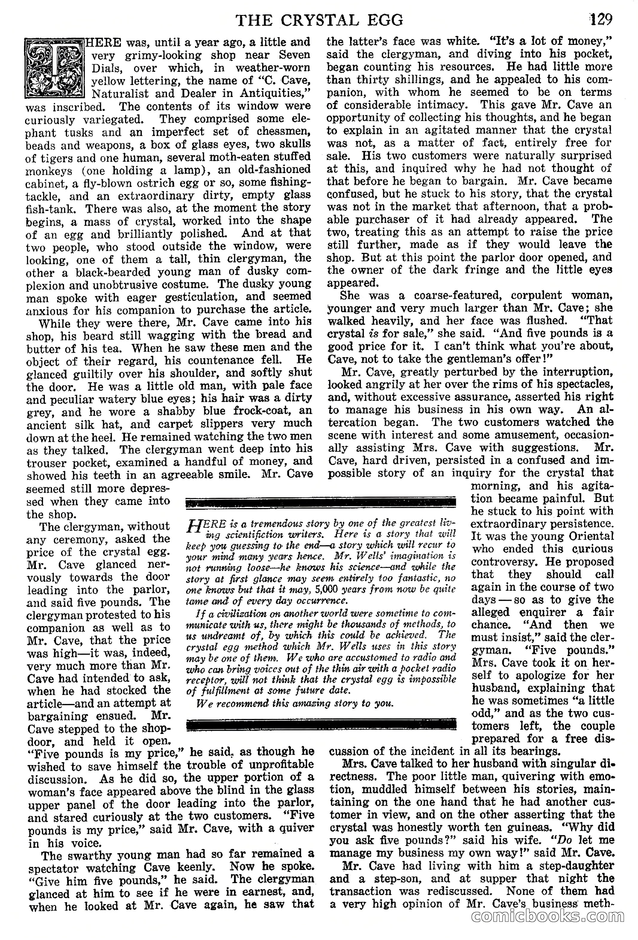 The Crystal Egg — page 2 of 7